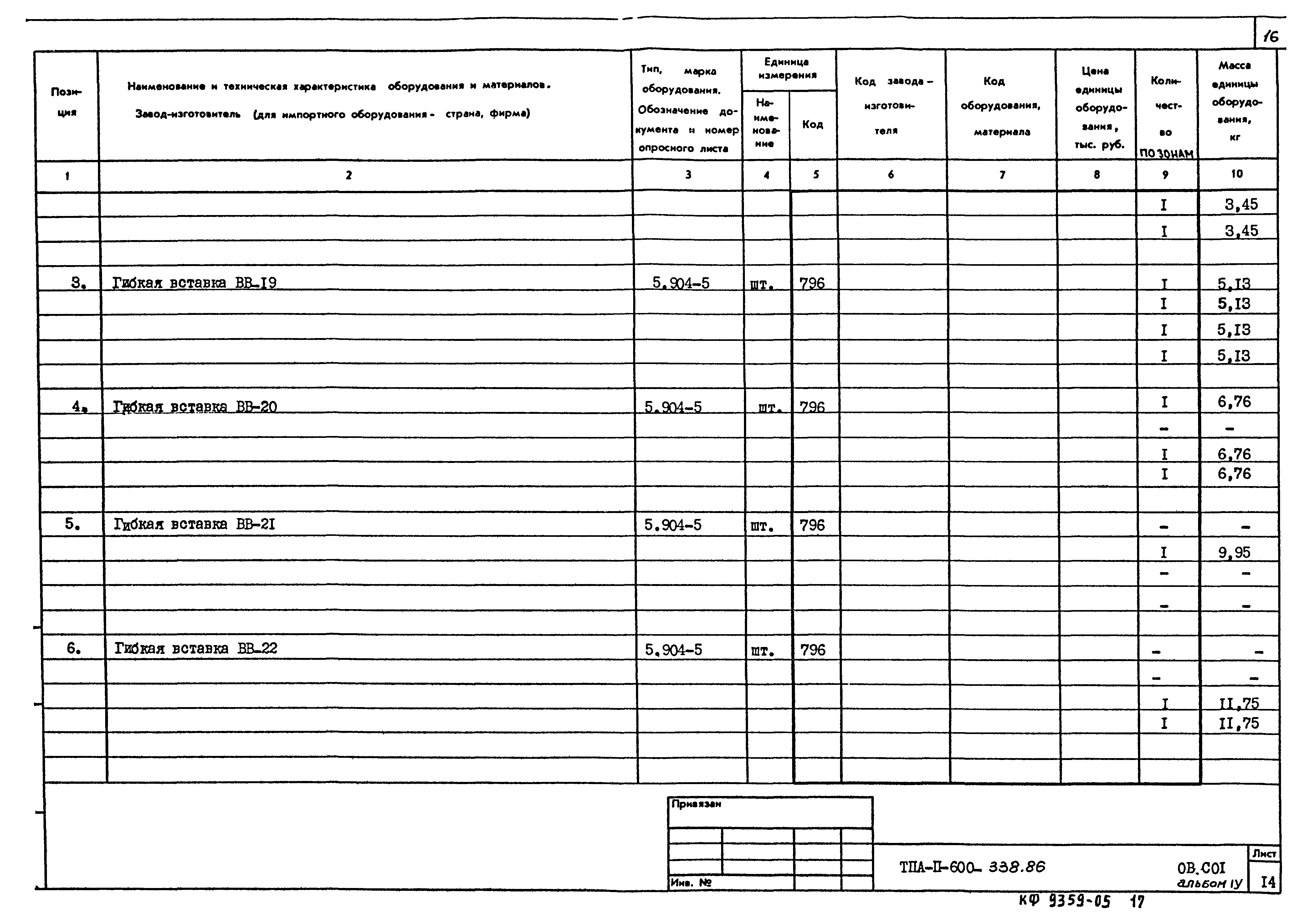 Типовой проект А-II-600-338.86