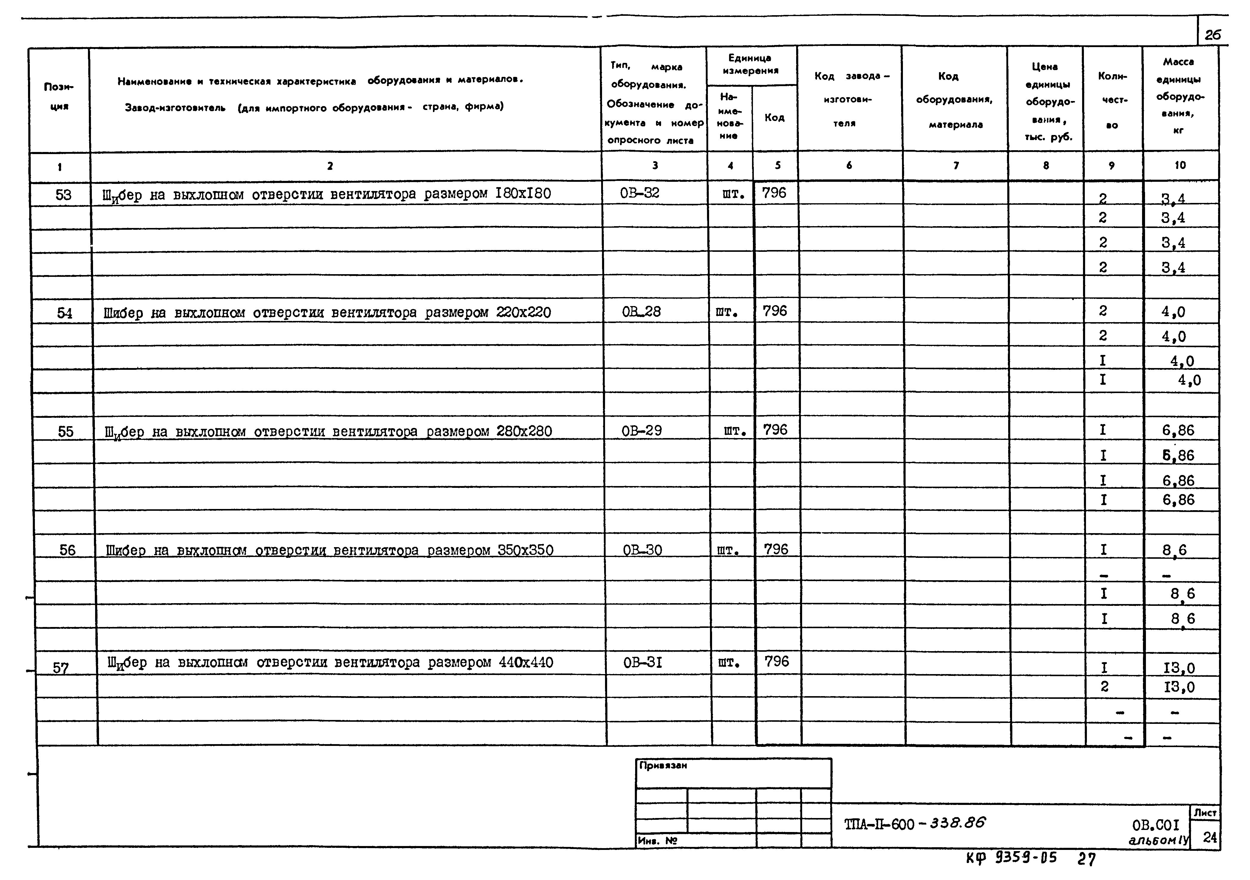 Типовой проект А-II-600-338.86