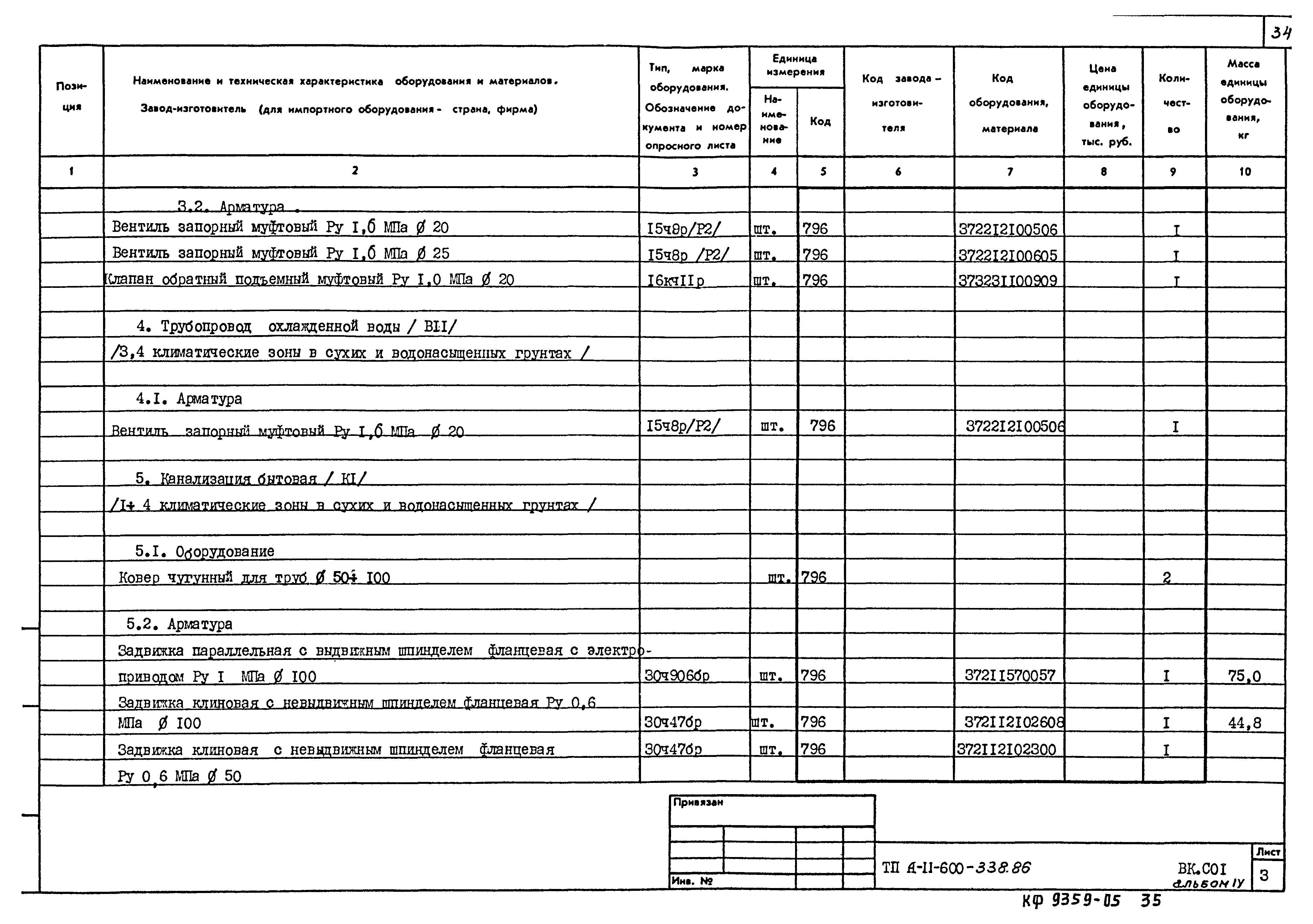 Типовой проект А-II-600-338.86