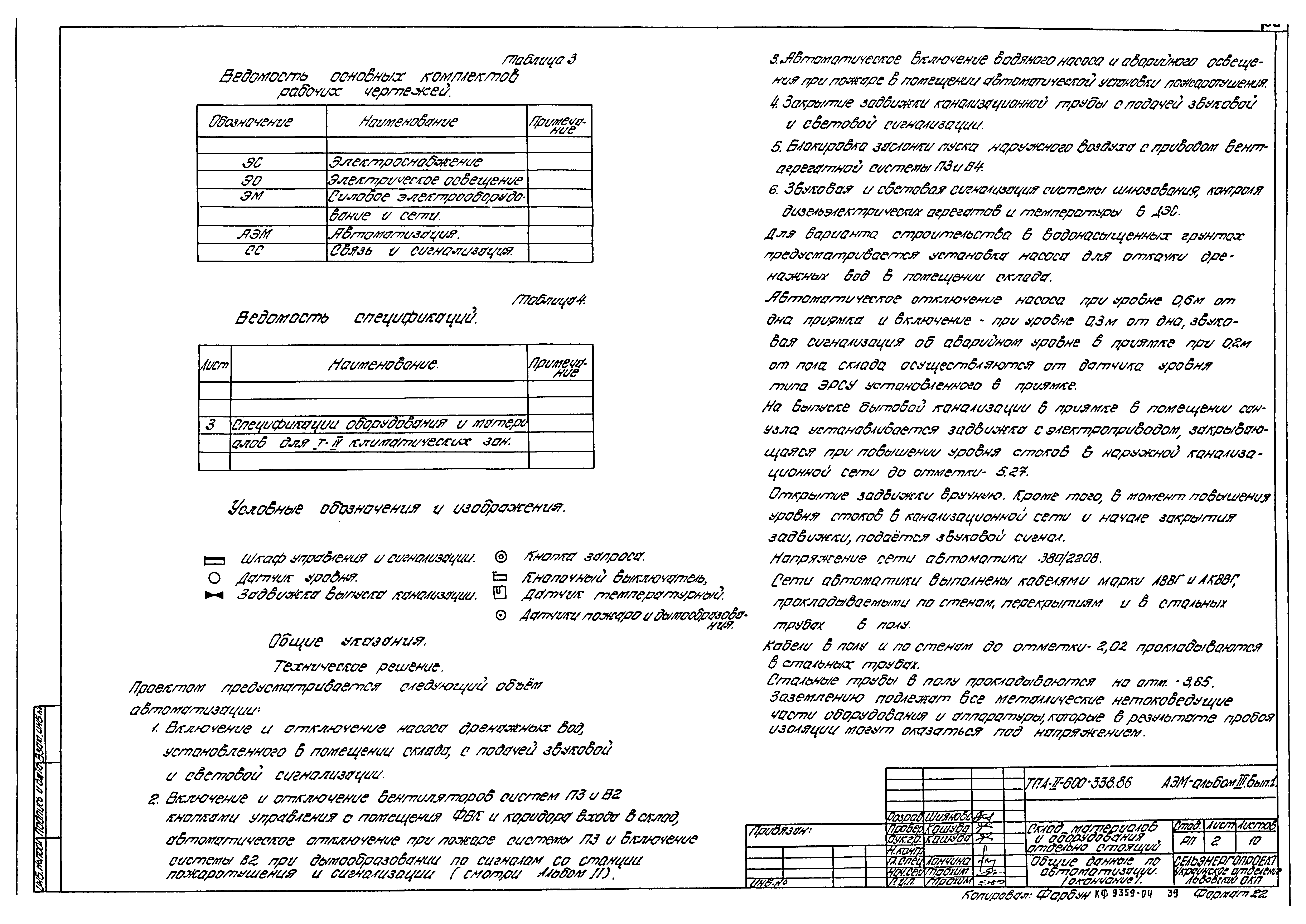 Типовой проект А-II-600-338.86