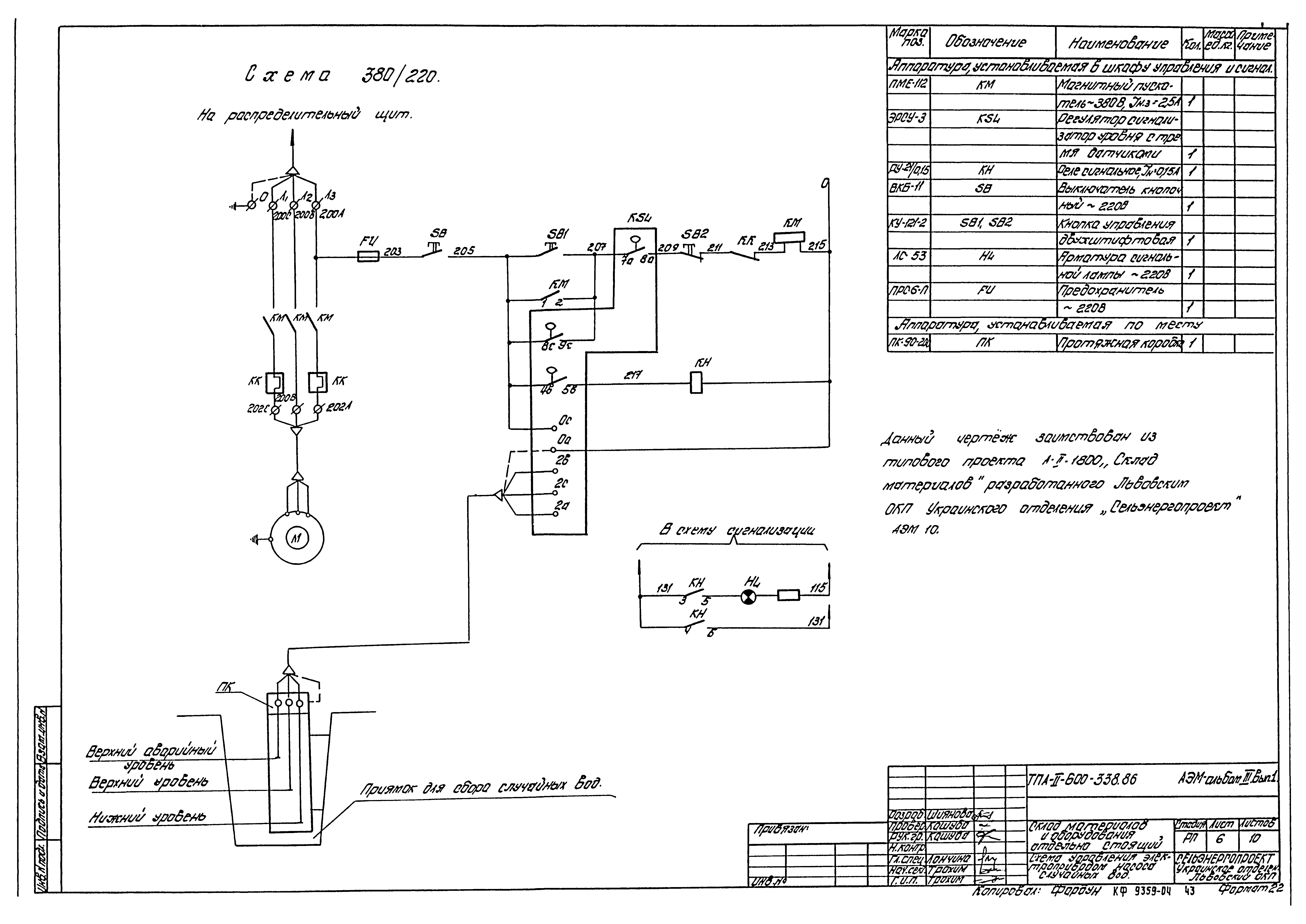 Типовой проект А-II-600-338.86