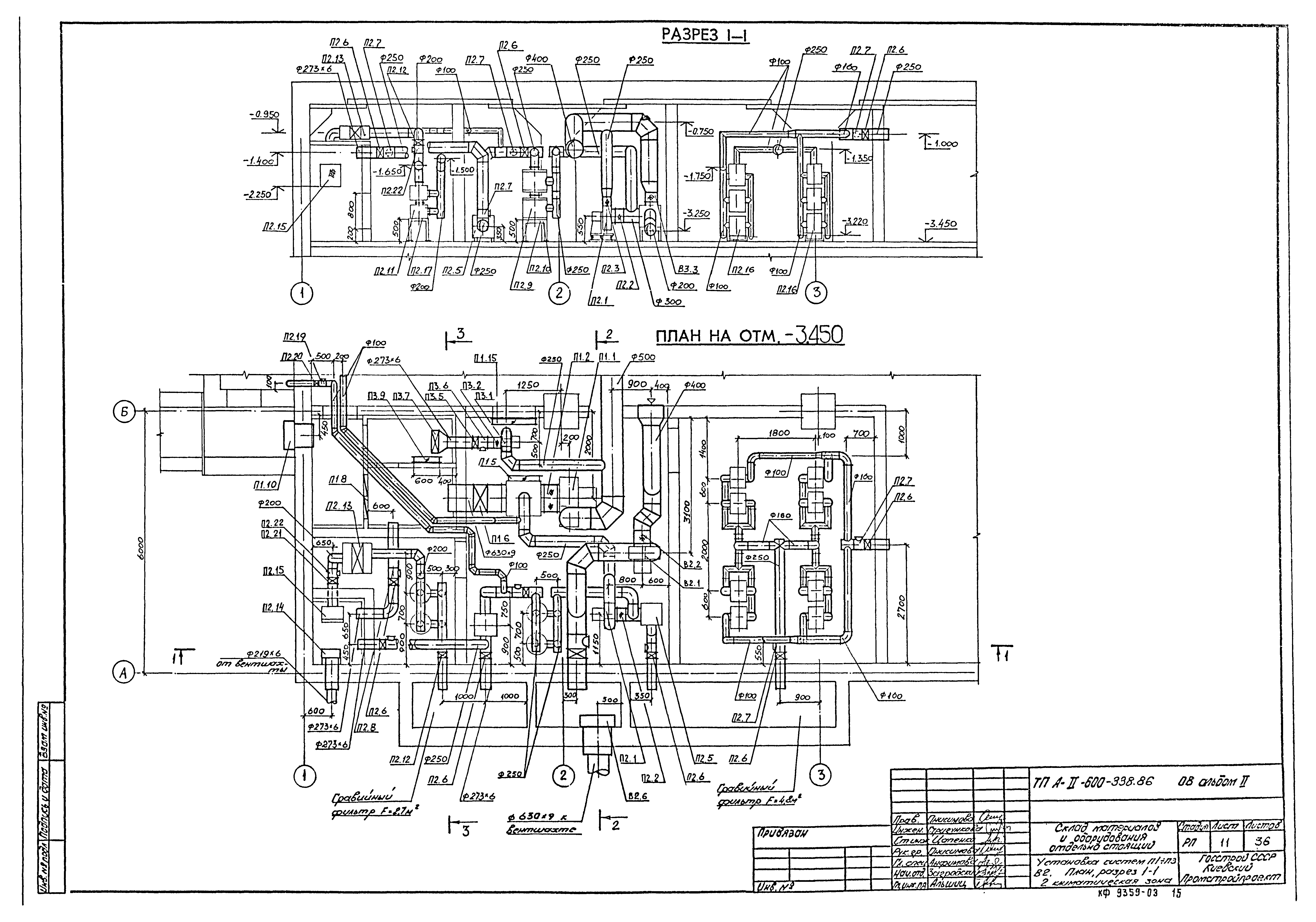 Типовой проект А-II-600-338.86