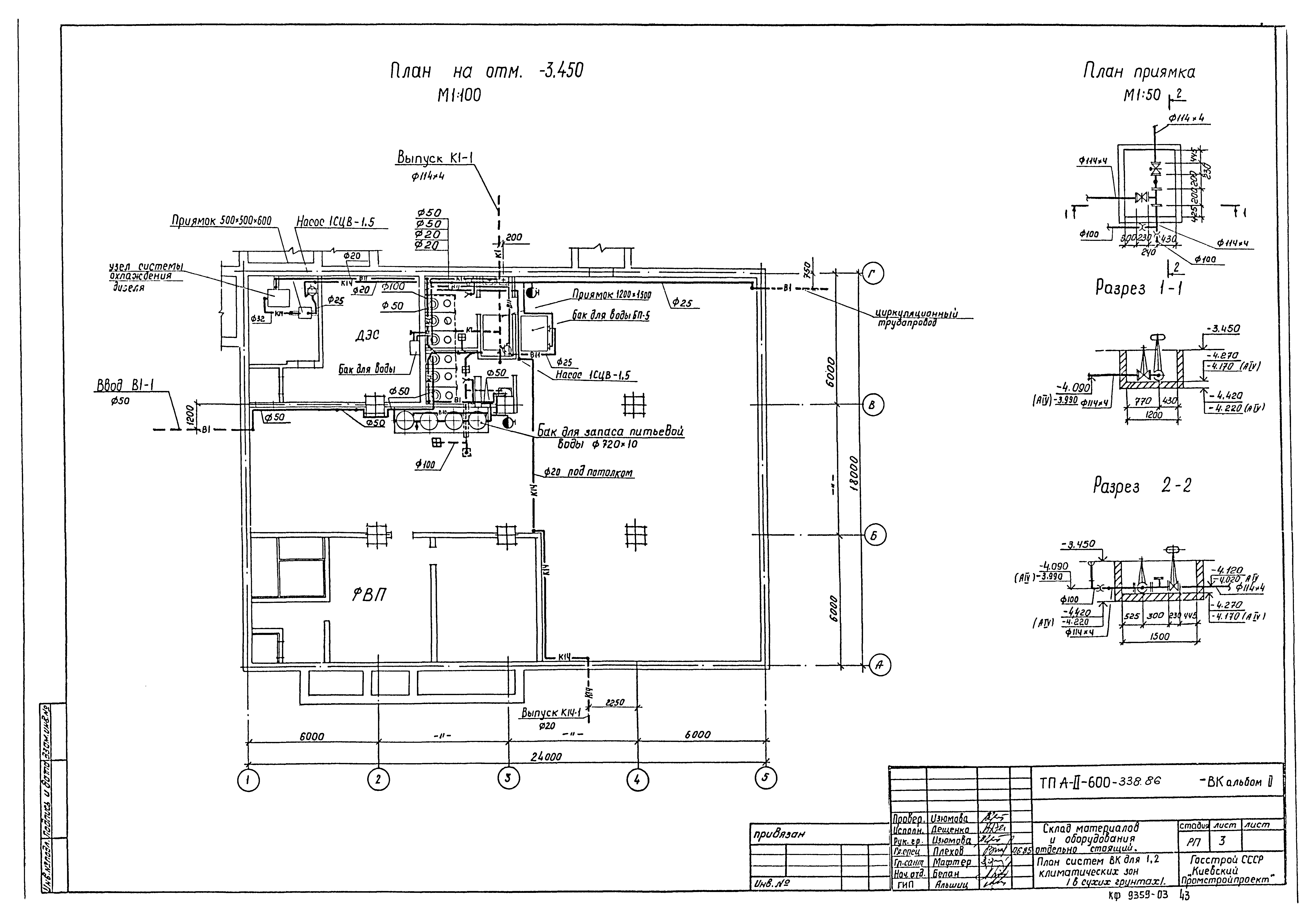 Типовой проект А-II-600-338.86