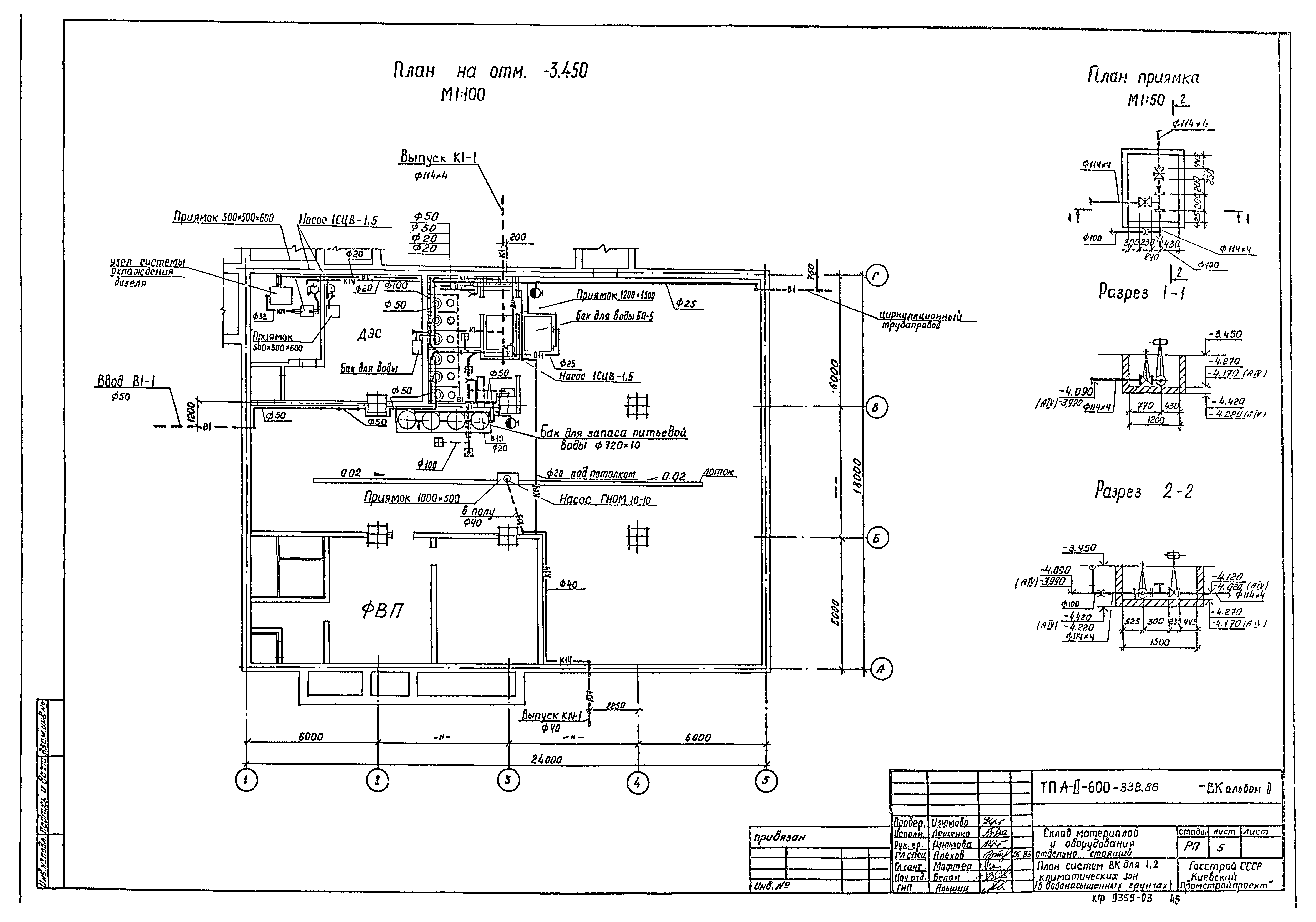 Типовой проект А-II-600-338.86