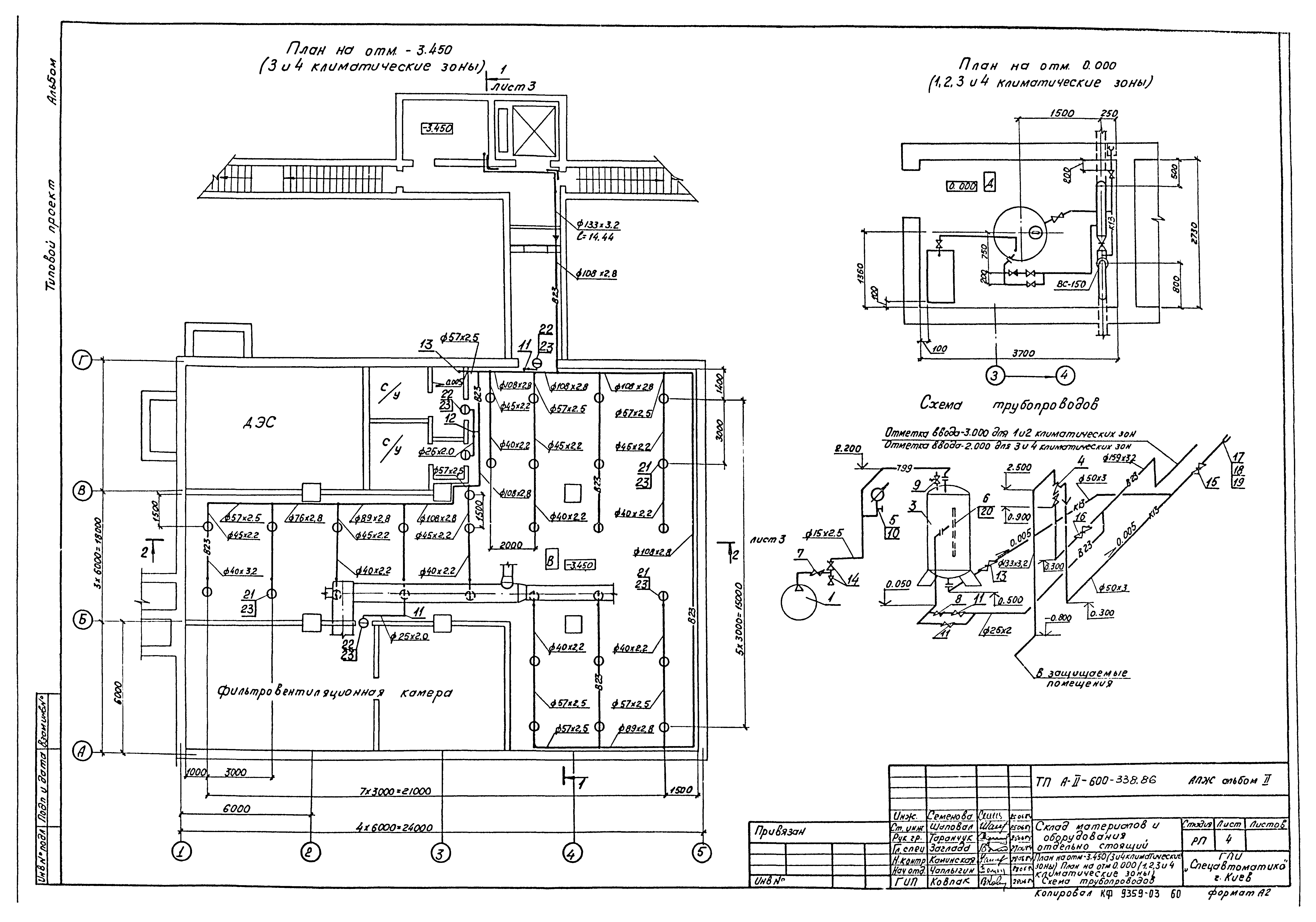 Типовой проект А-II-600-338.86