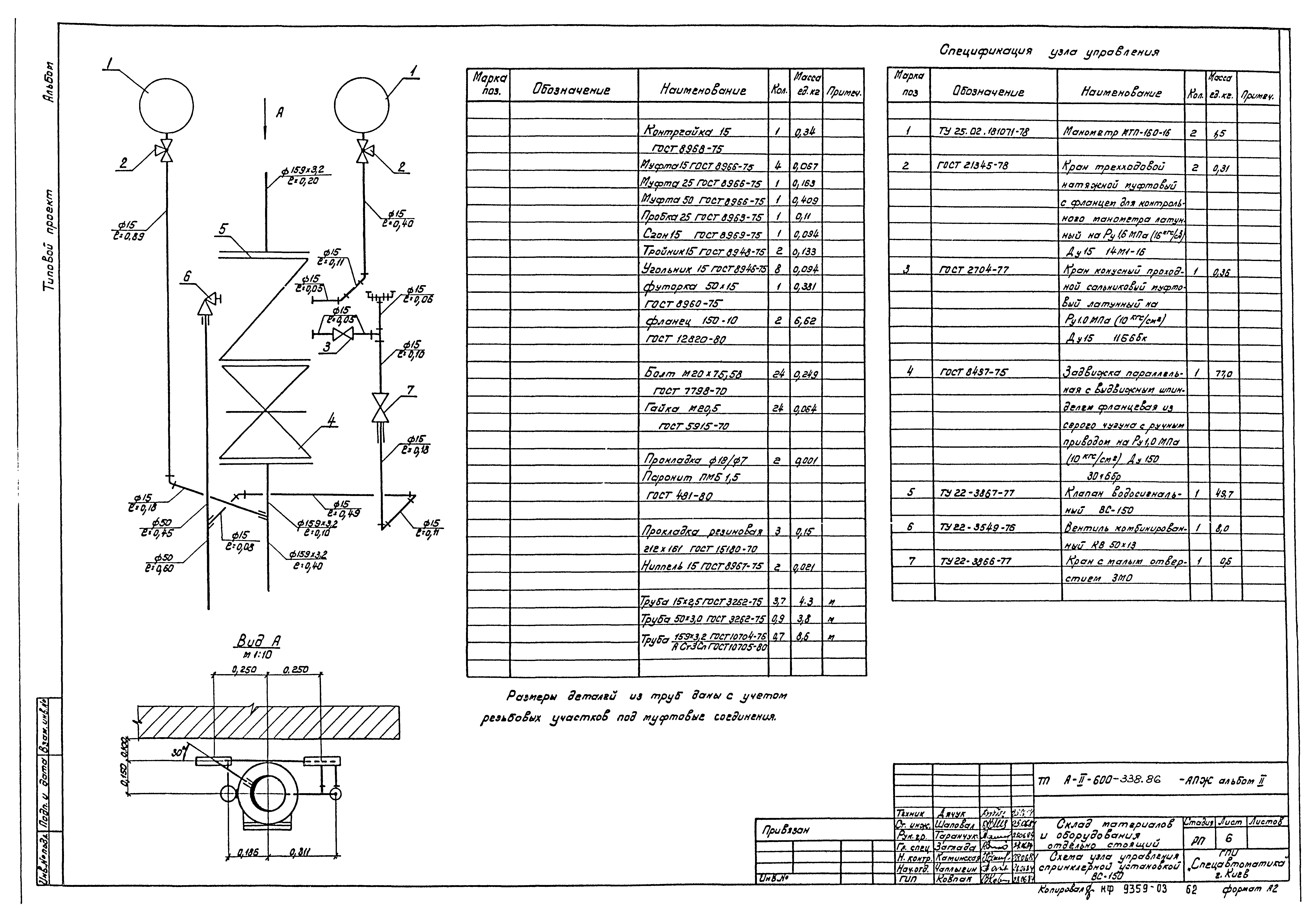 Типовой проект А-II-600-338.86