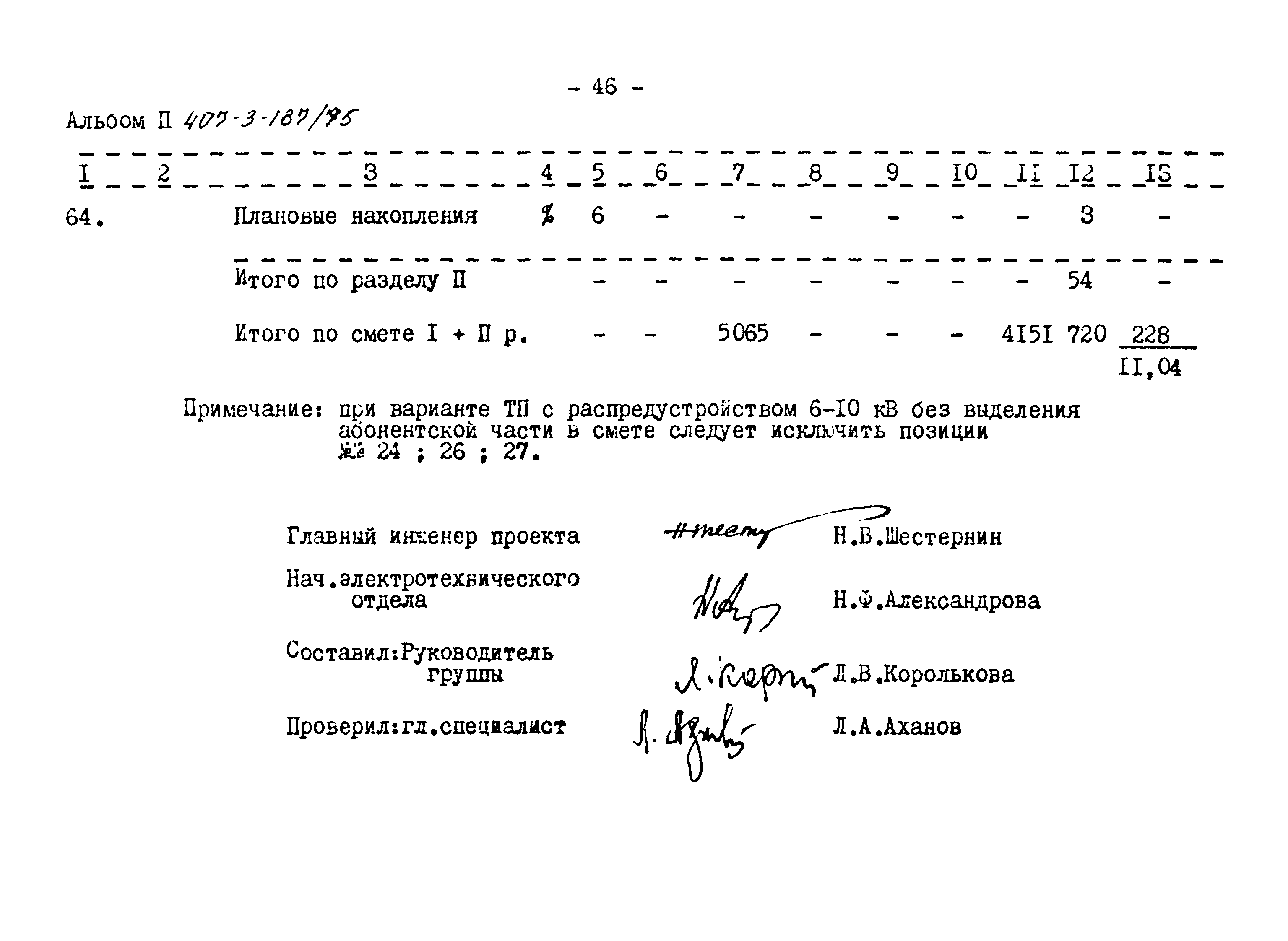 Типовой проект 407-3-187/75