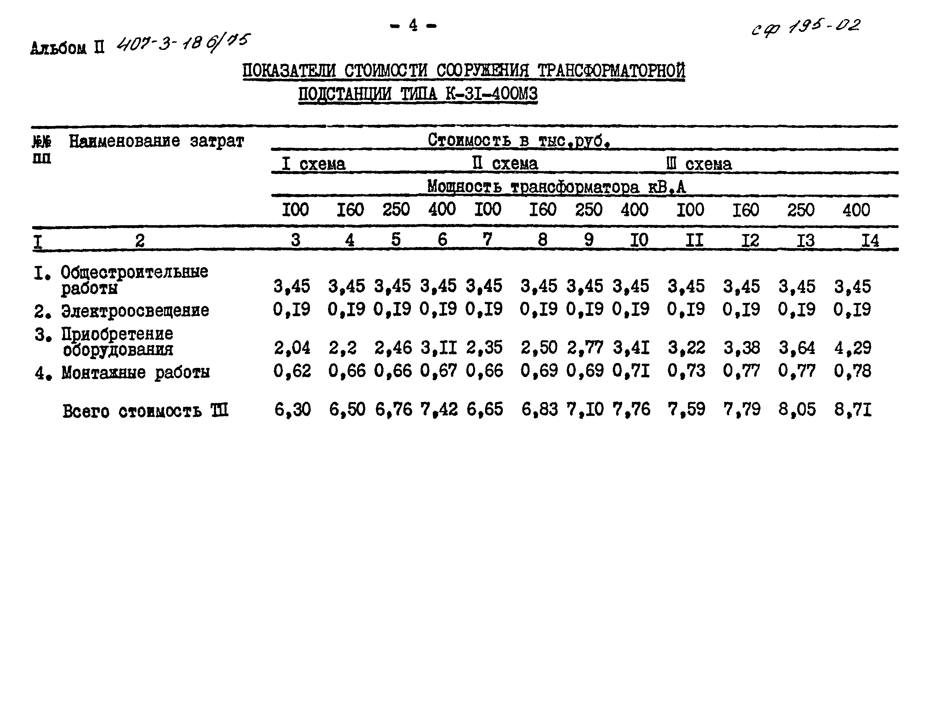 Типовой проект 407-3-186/75