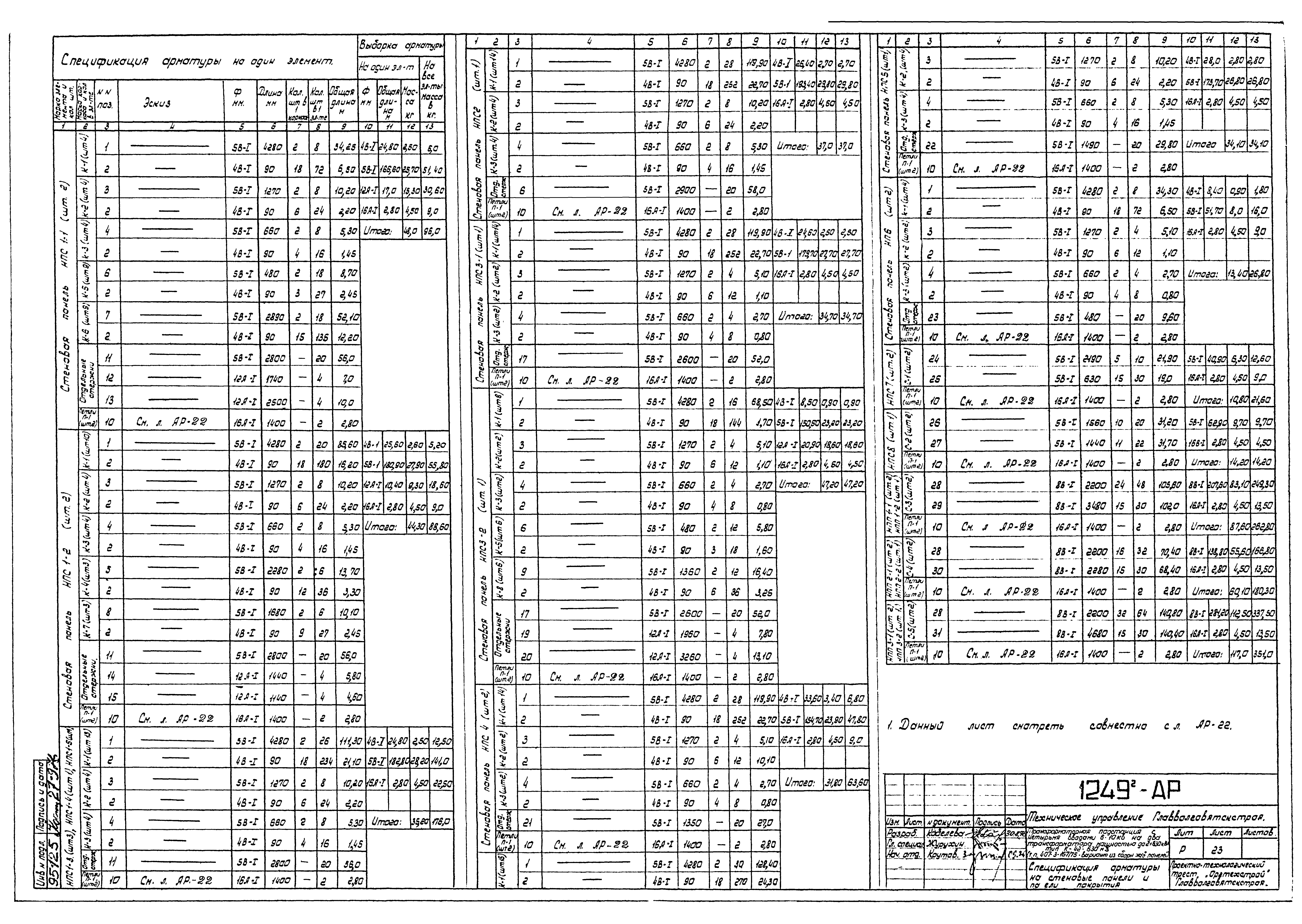 Типовой проект 407-3-167/75