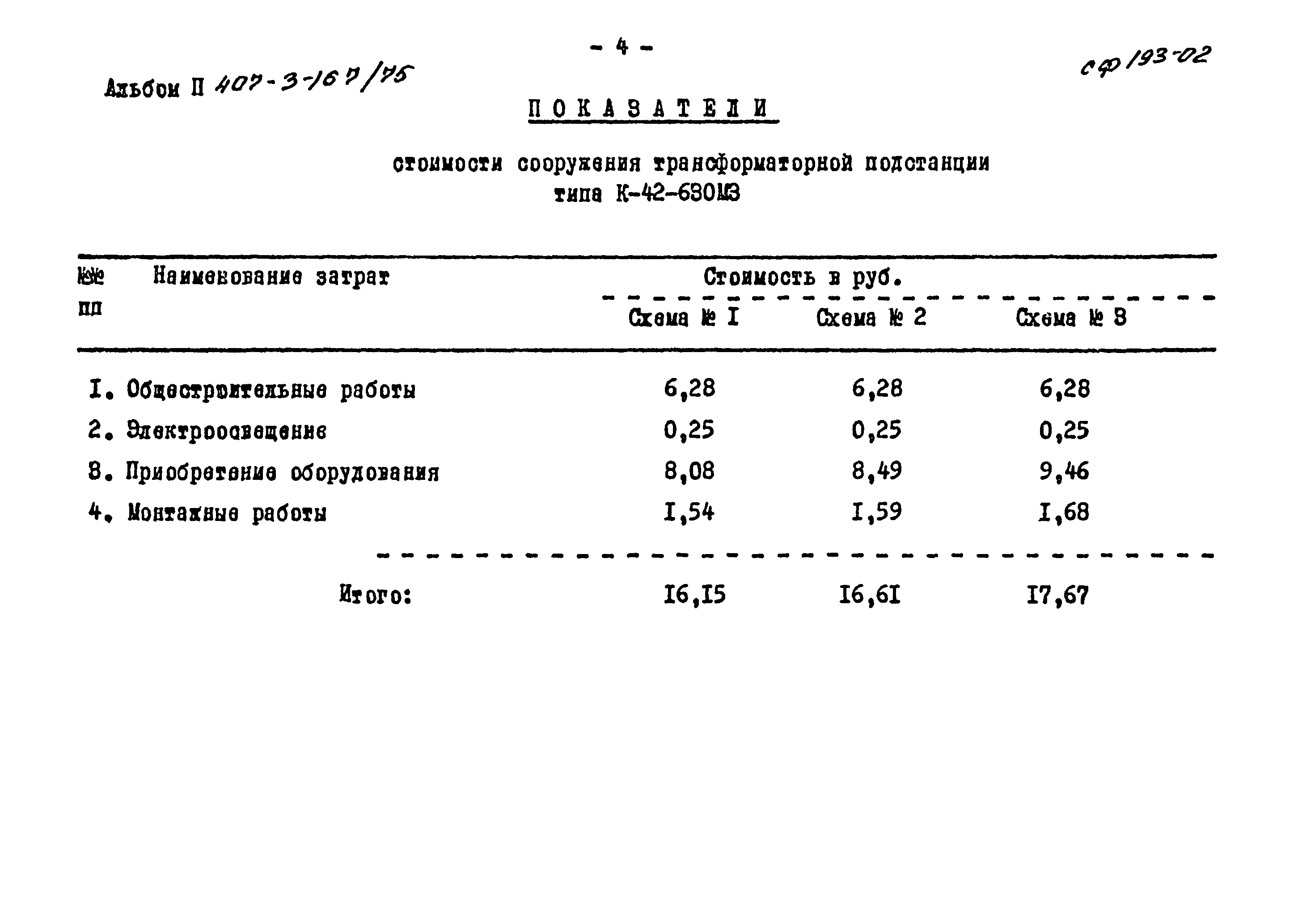 Типовой проект 407-3-167/75