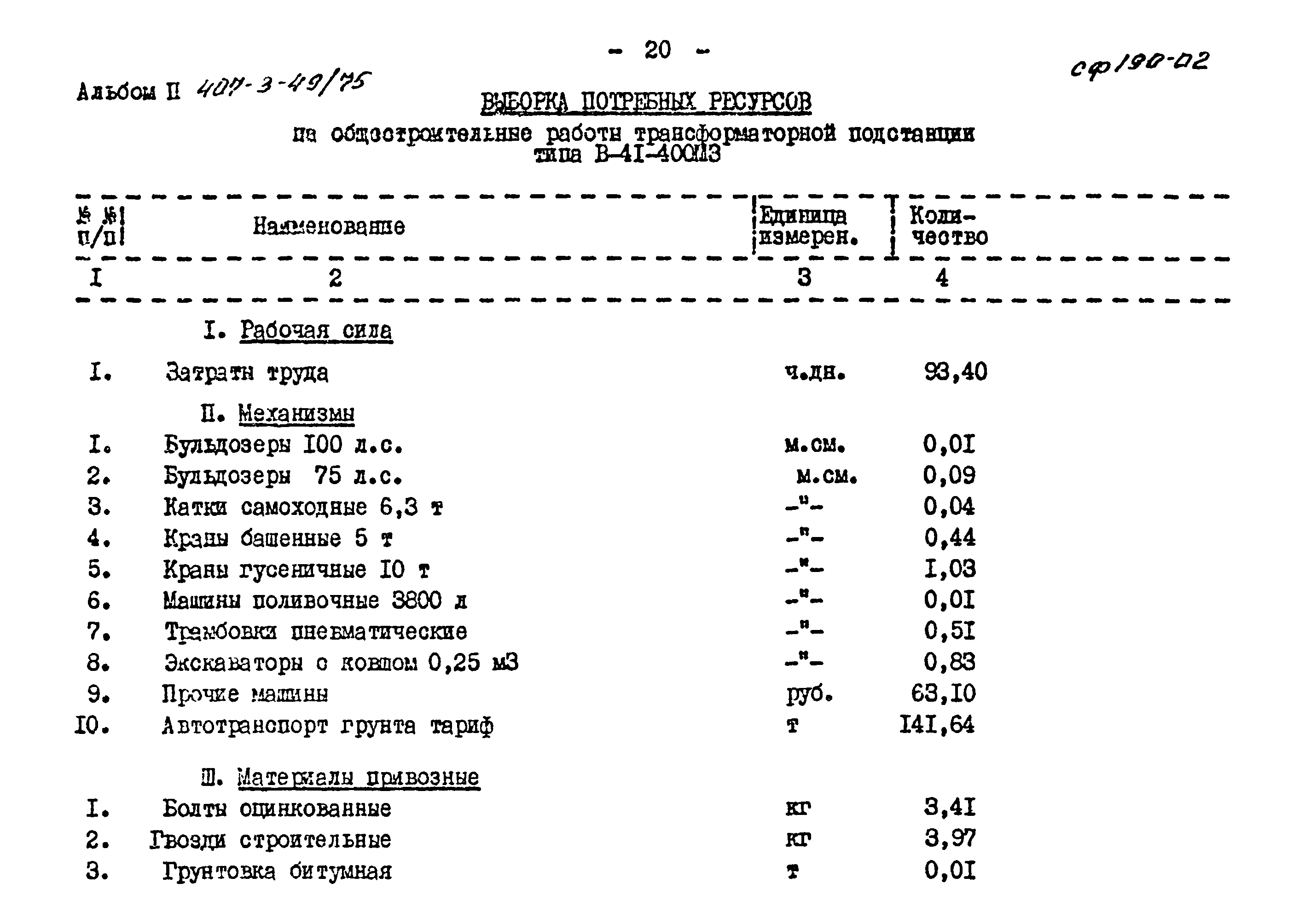 Типовой проект 407-3-49/75