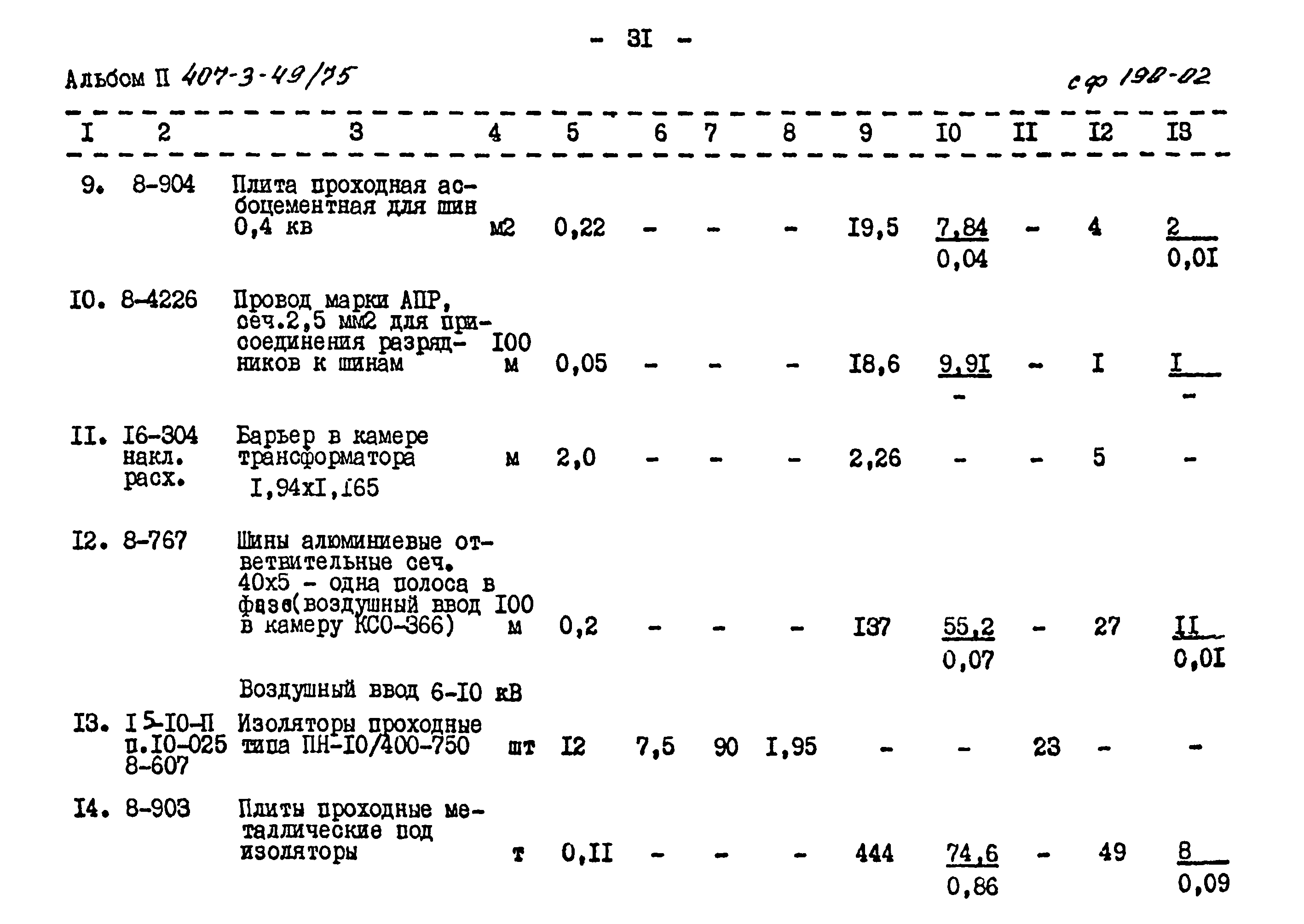 Типовой проект 407-3-49/75
