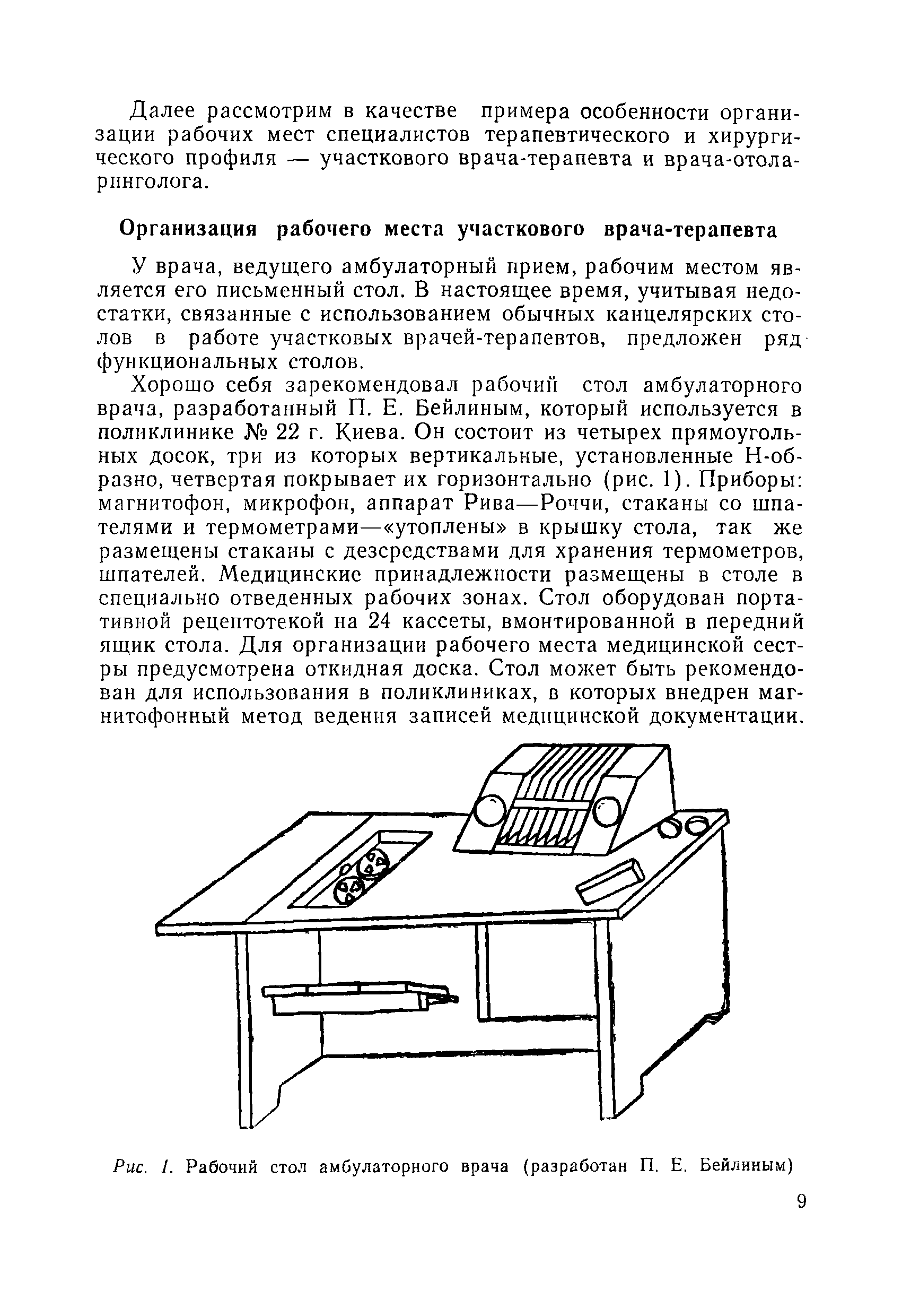 Скачать МР 10-11/2 Методические рекомендации по организации рабочего места  врача и медицинской сестры поликлиники