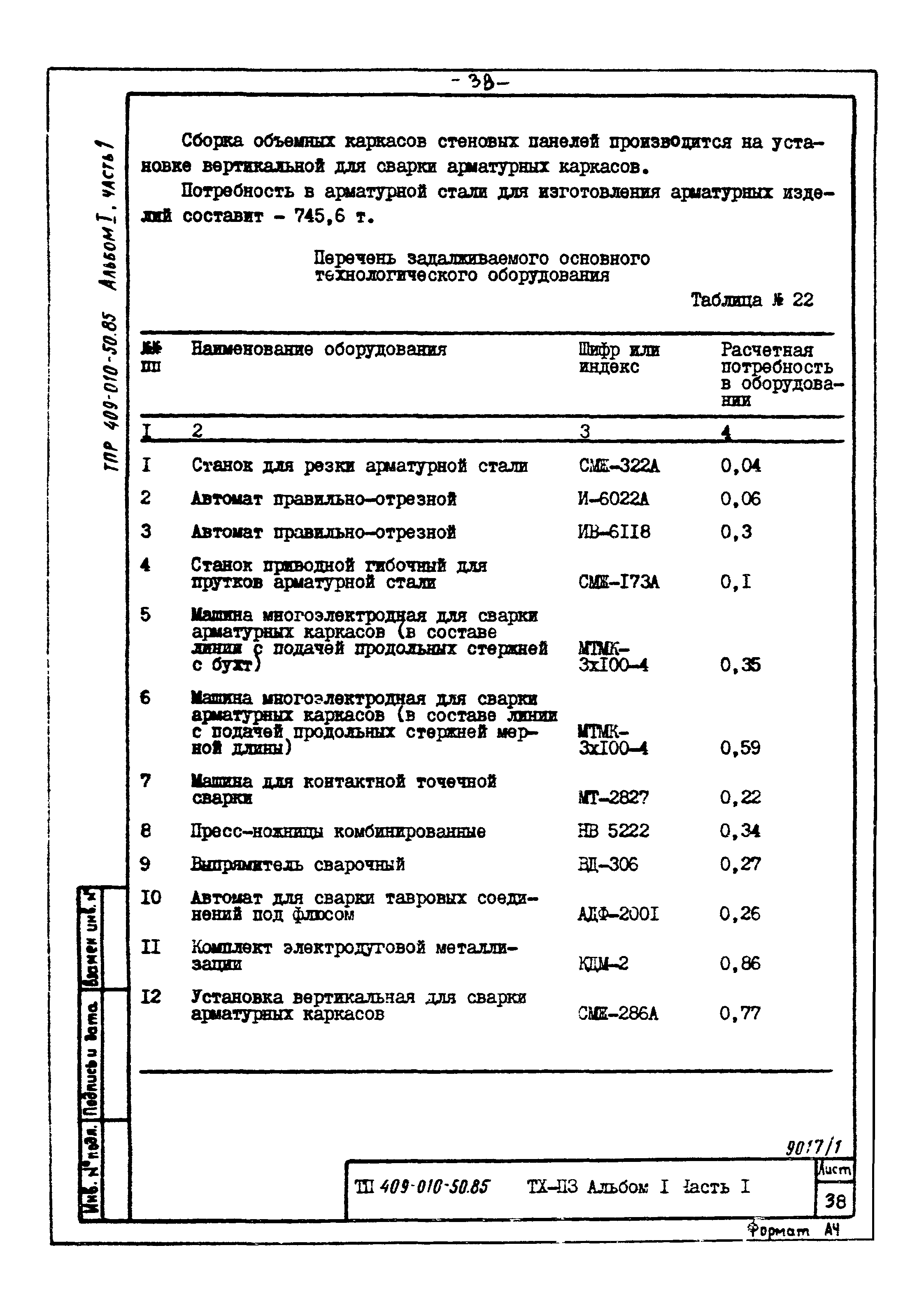 Типовые проектные решения 409-010-50.85