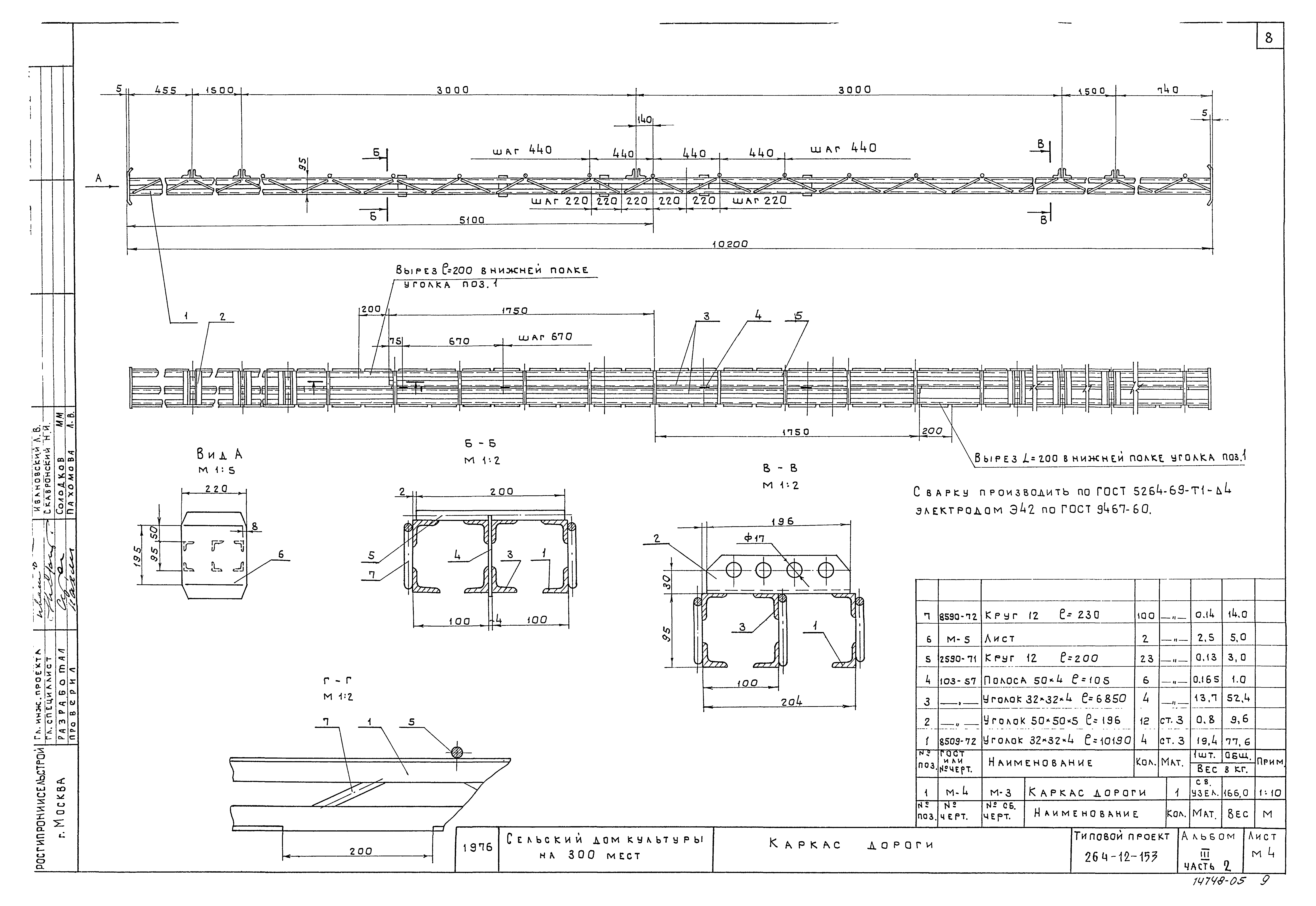 Типовой проект 264-12-153