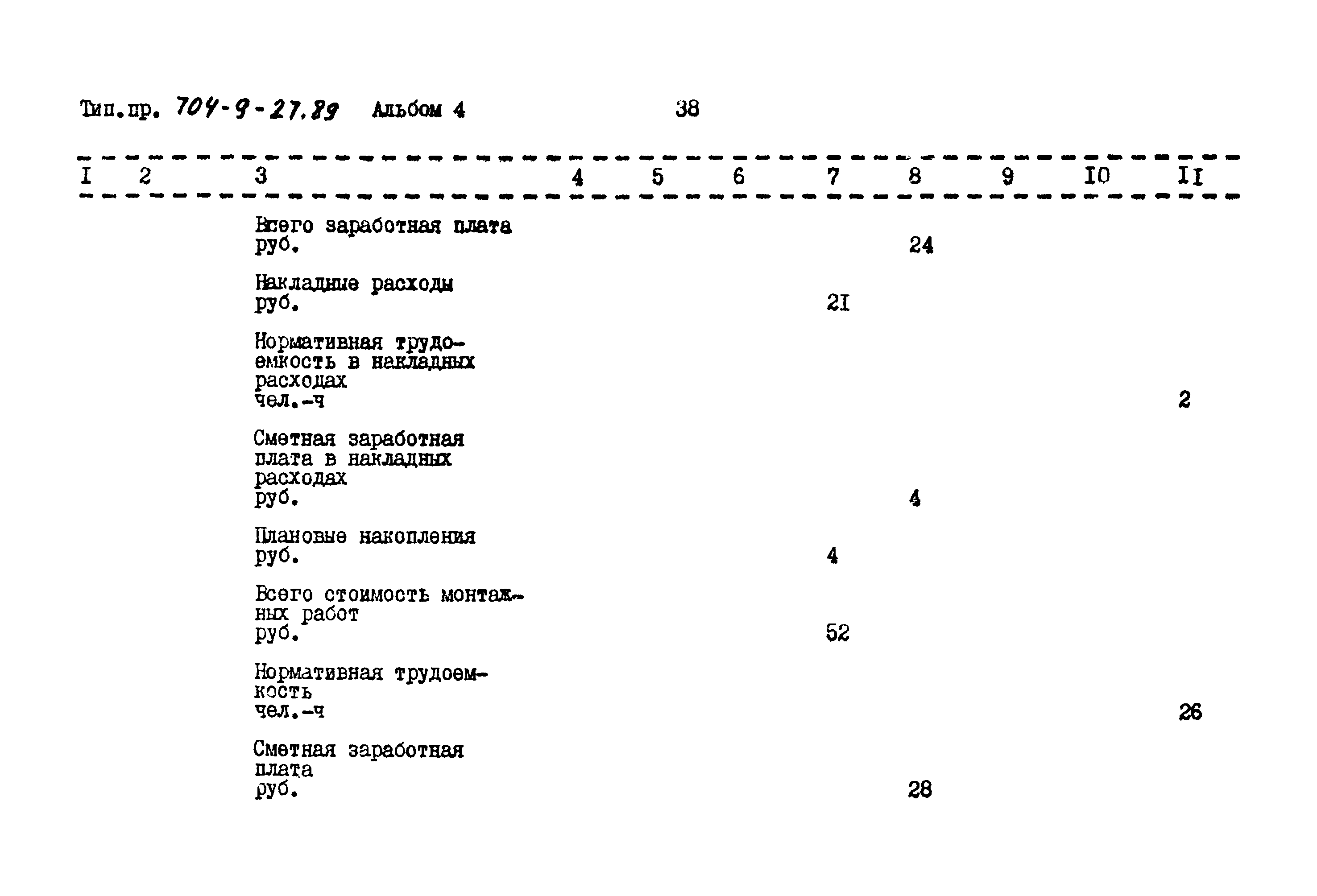 Типовой проект 704-9-27.89