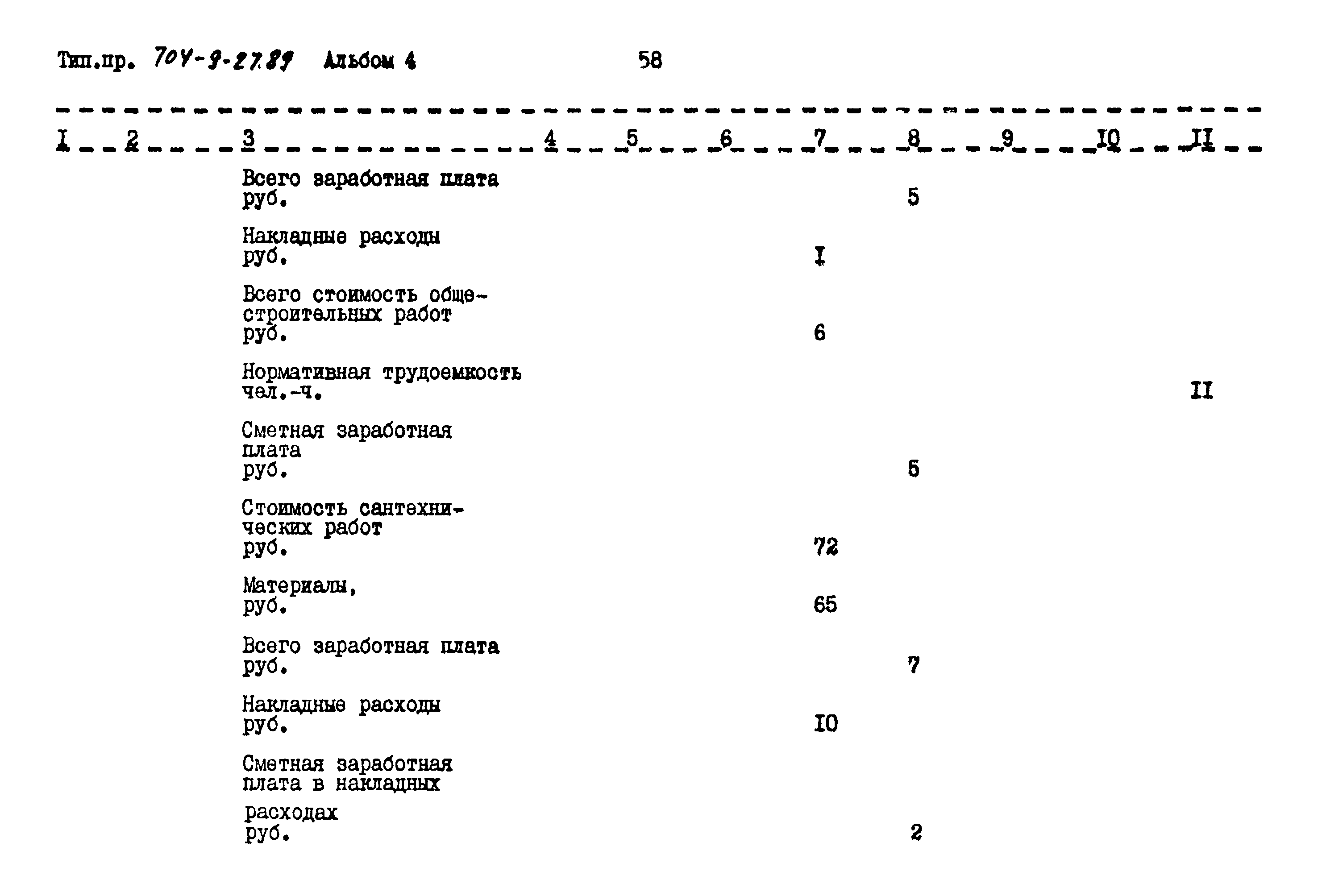 Типовой проект 704-9-27.89