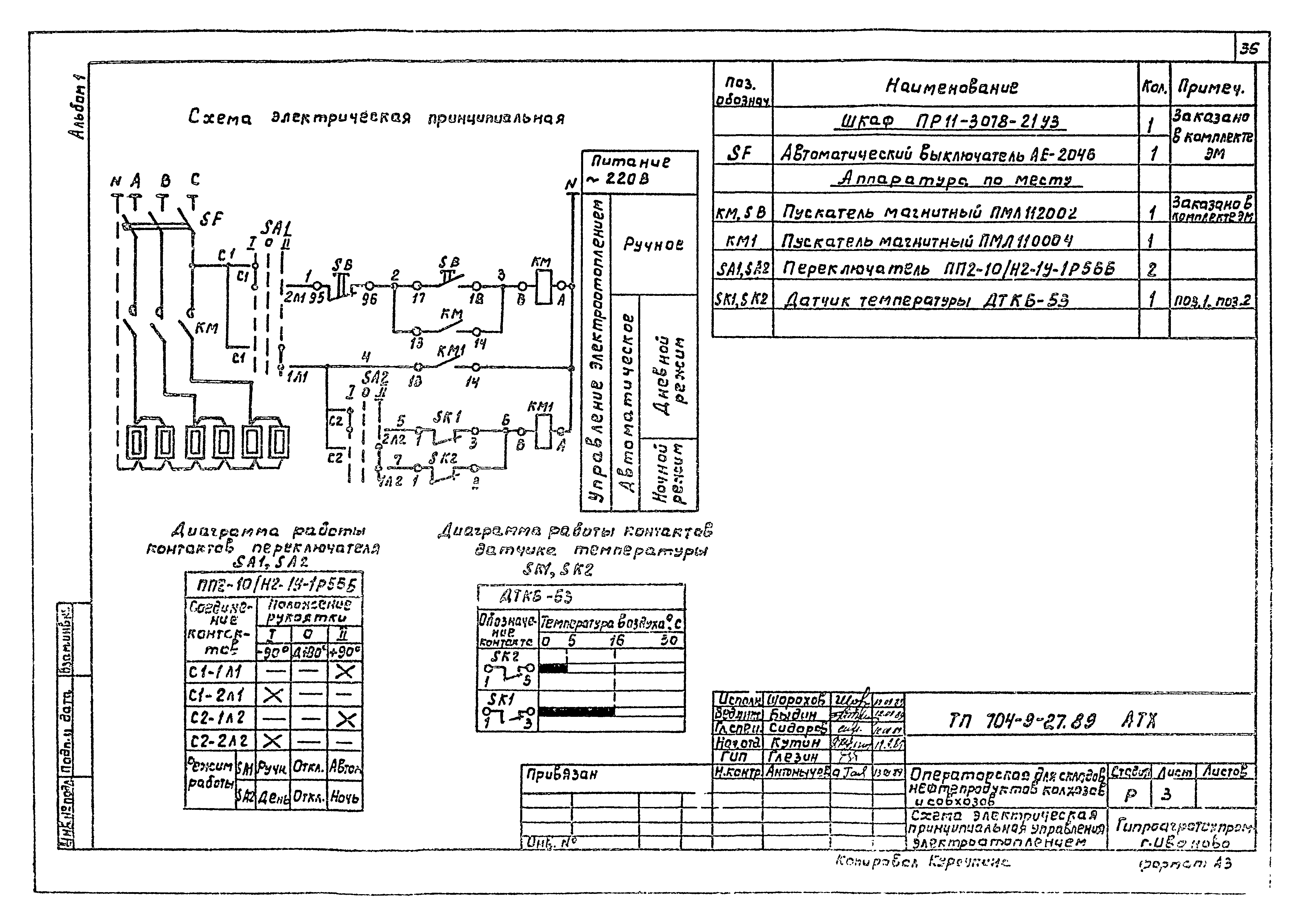 Типовой проект 704-9-27.89