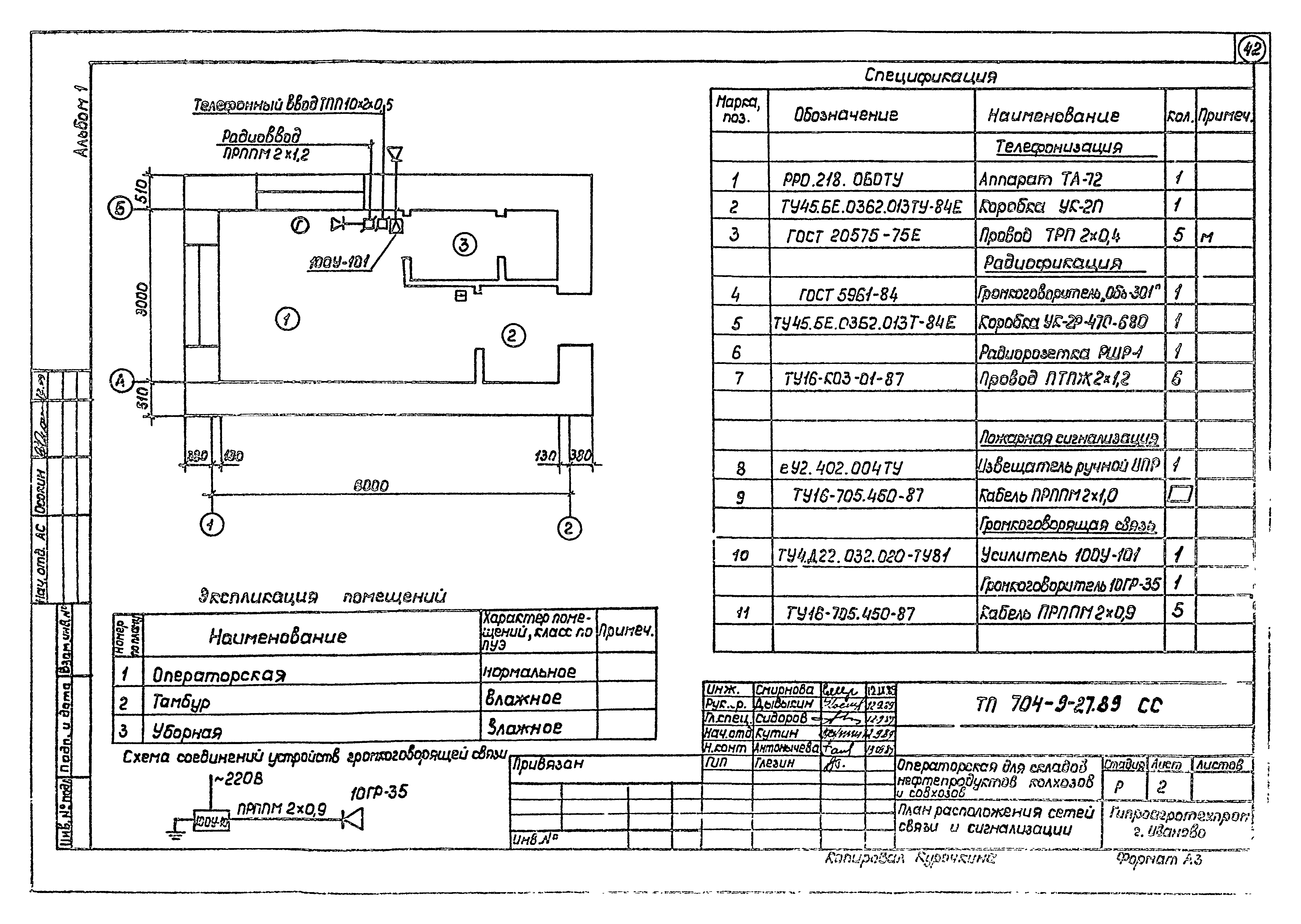 Типовой проект 704-9-27.89