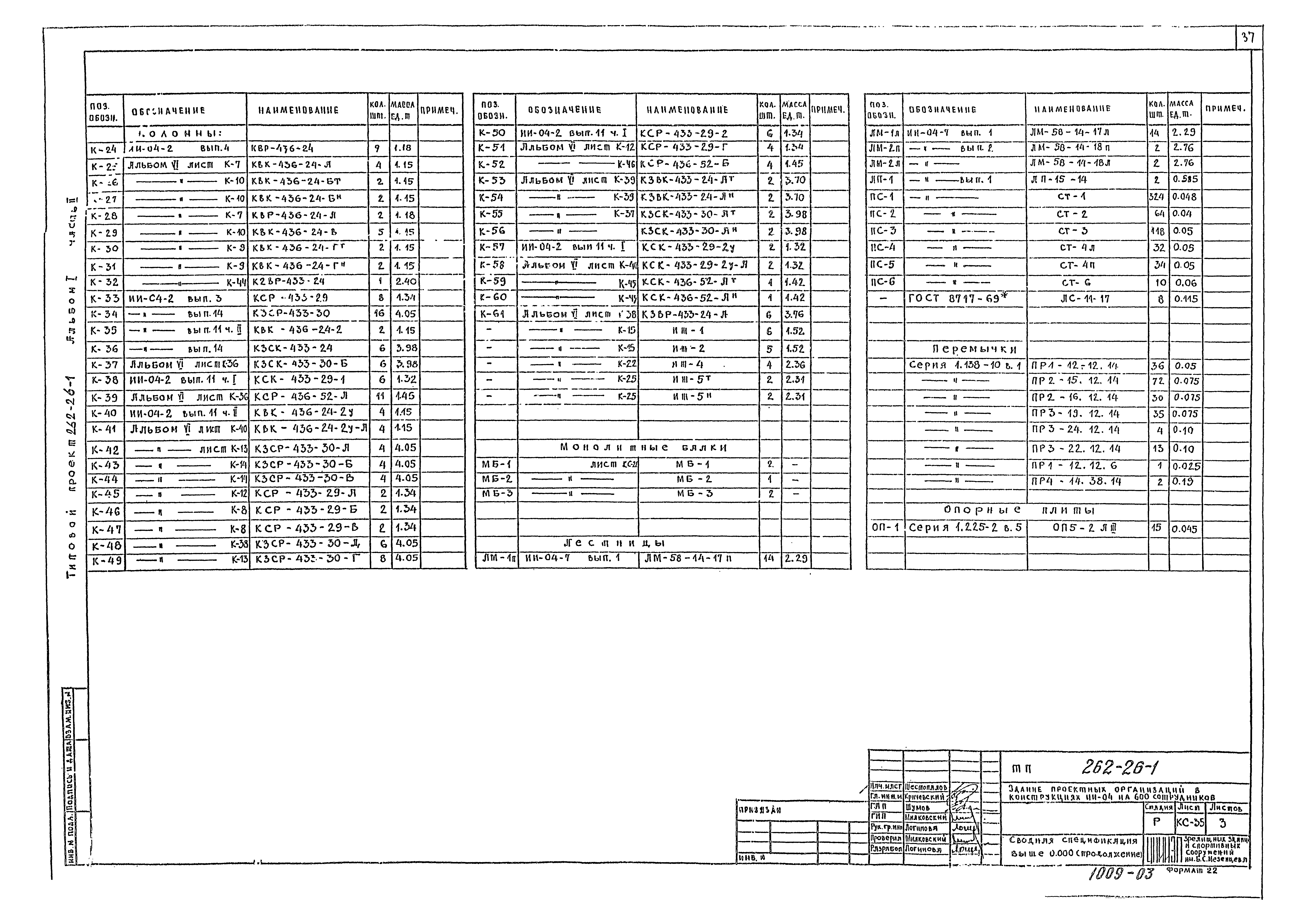 Типовой проект 262-26-1