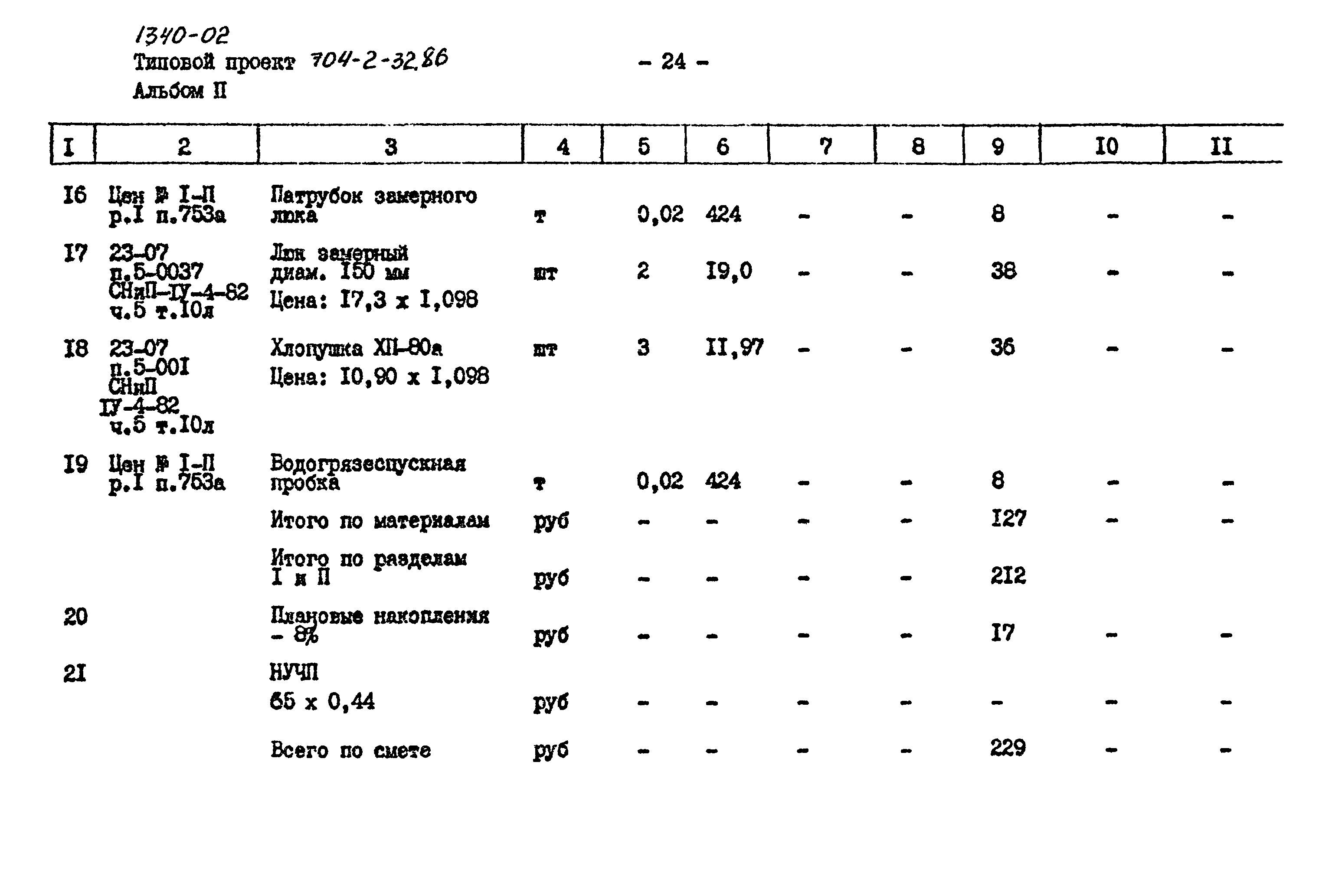 Типовой проект 704-2-32.86