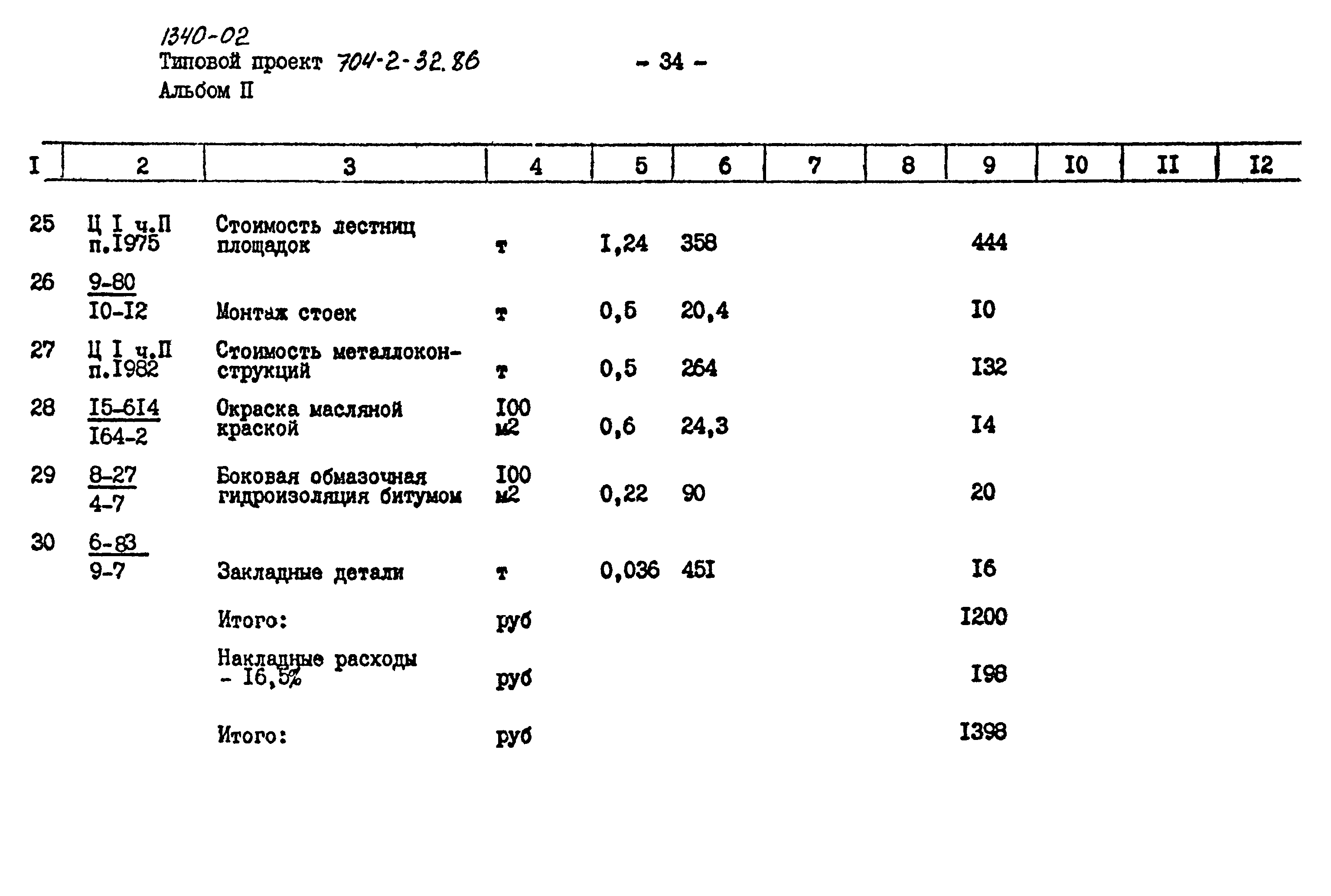 Типовой проект 704-2-32.86