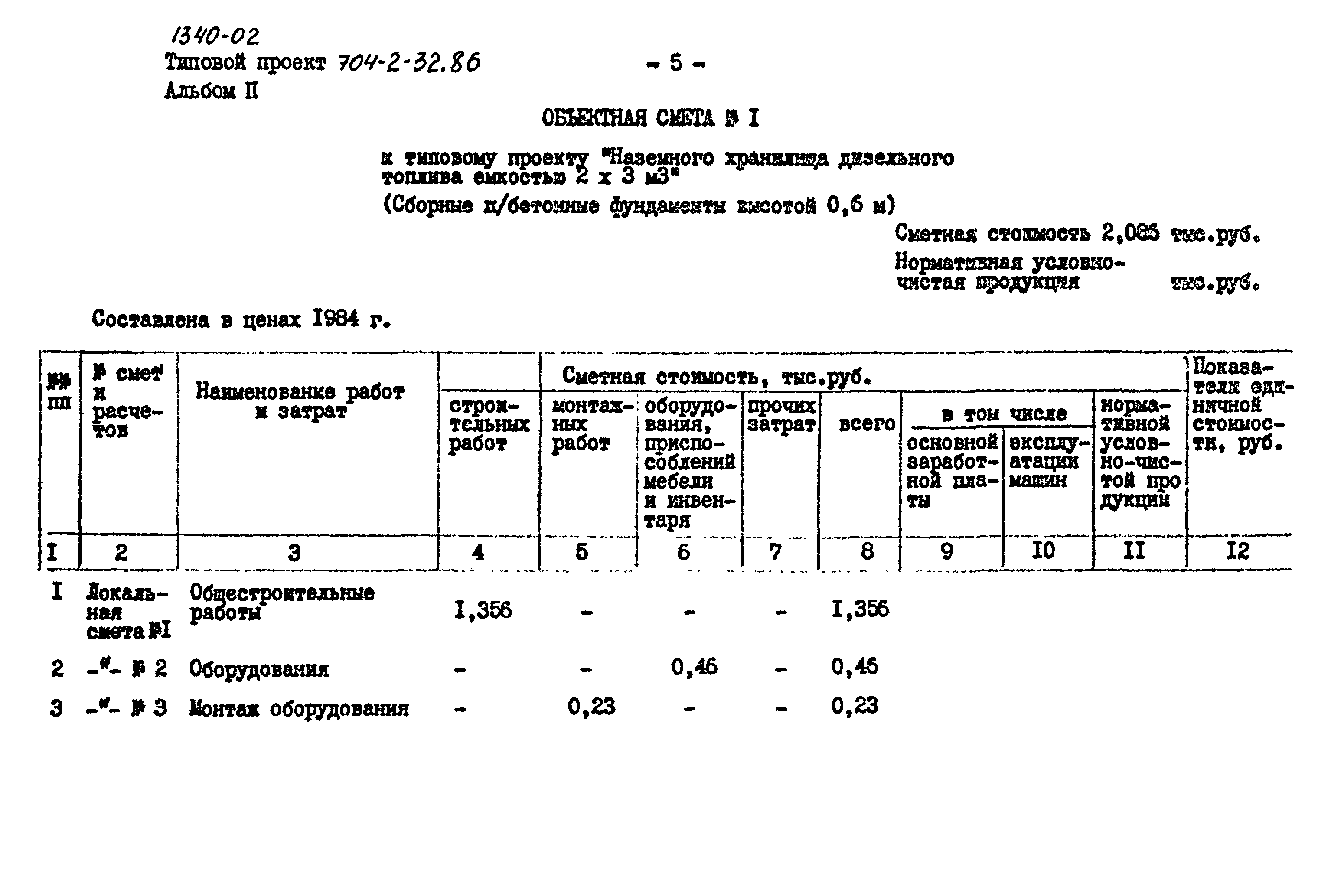 Типовой проект 704-2-32.86