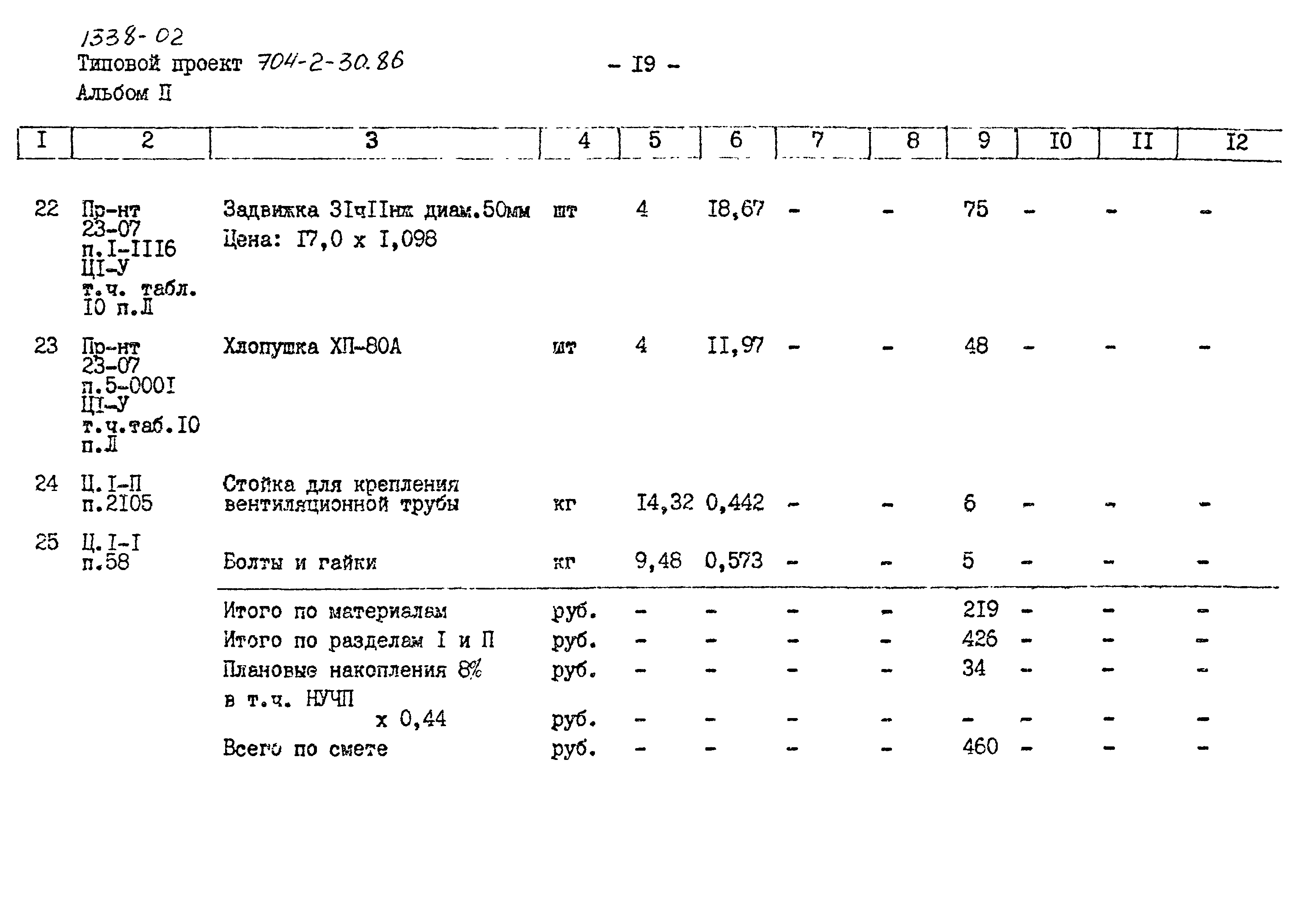 Типовой проект 704-2-30.86