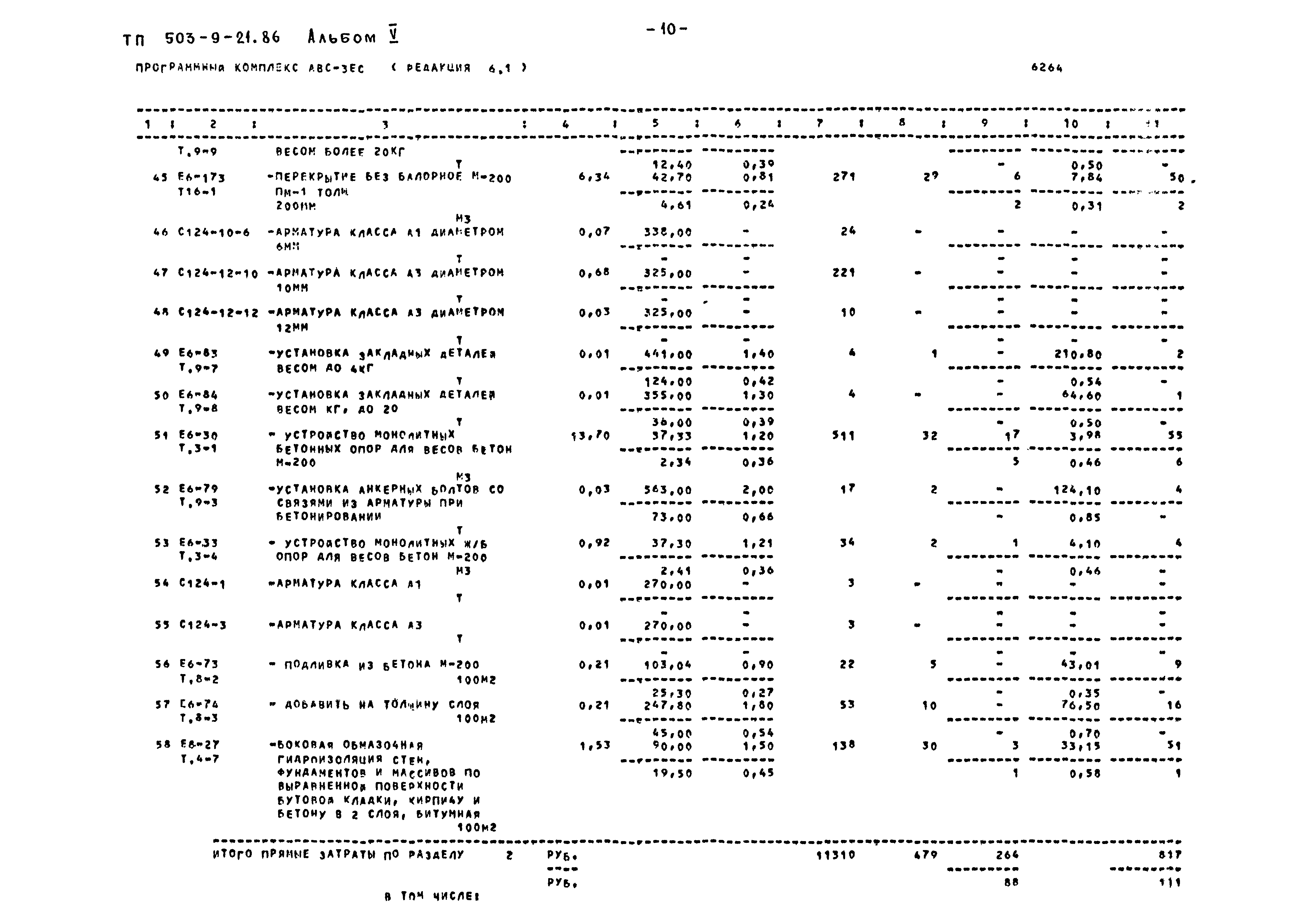 Типовой проект 503-9-21.86