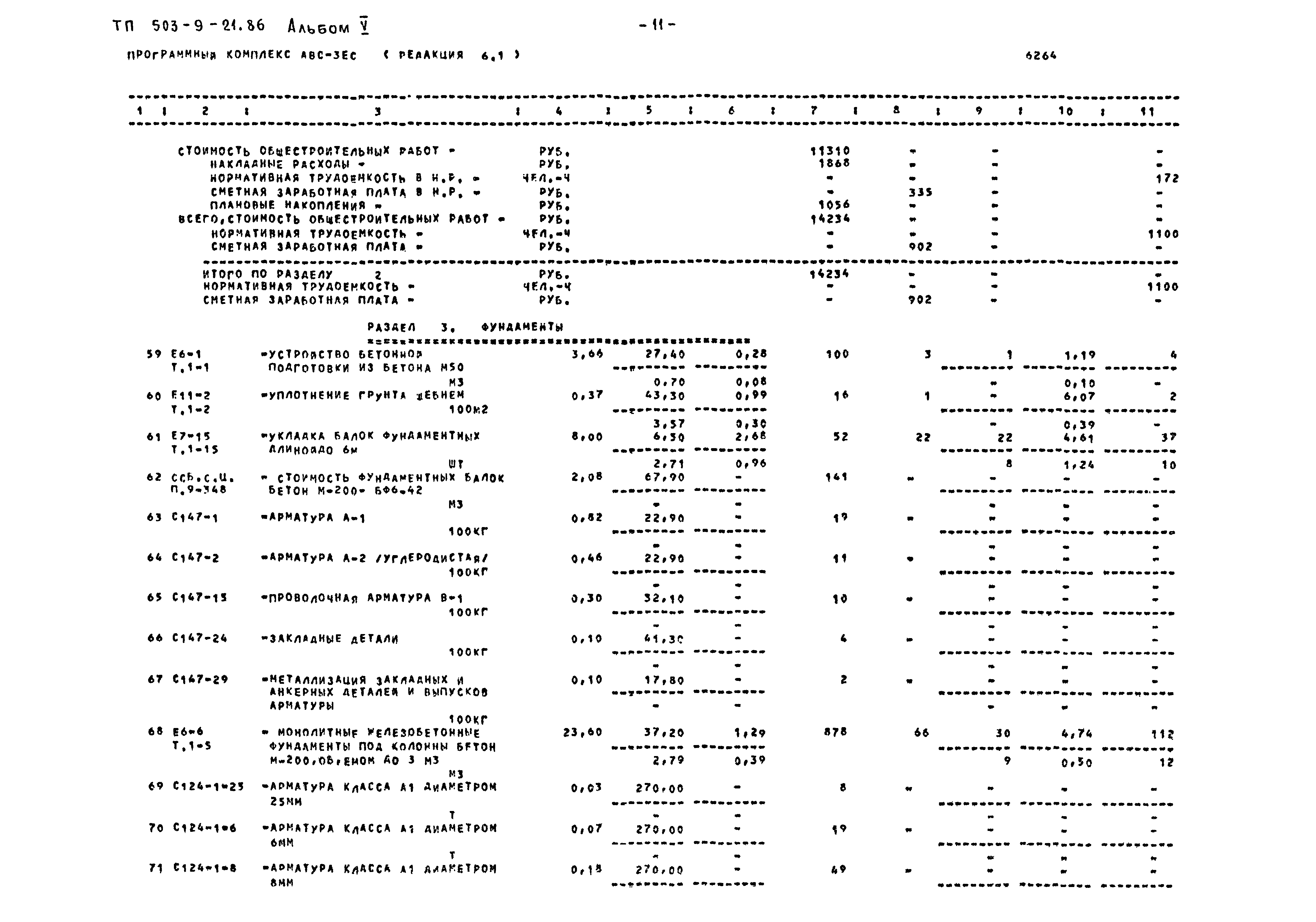 Типовой проект 503-9-21.86