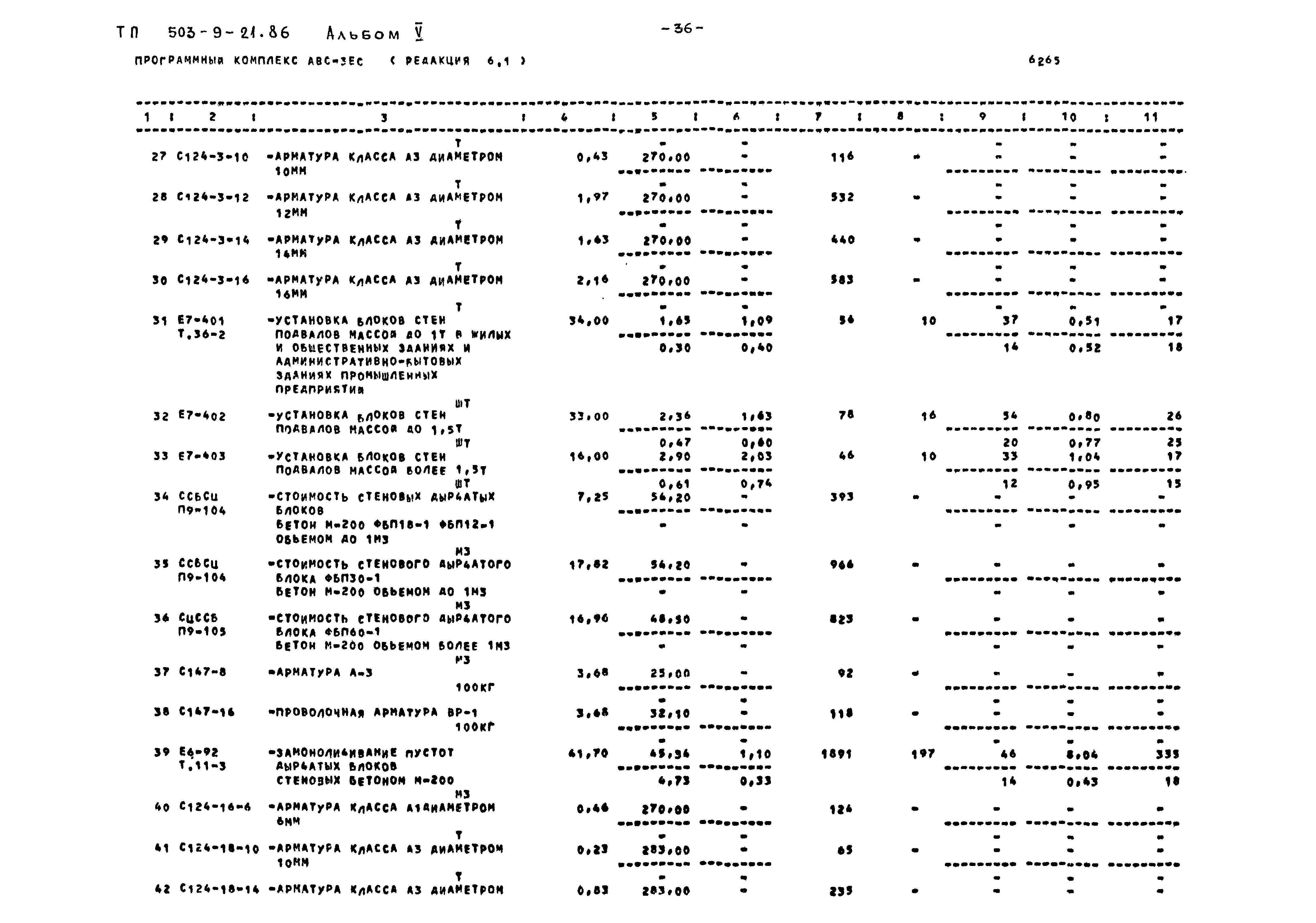 Типовой проект 503-9-21.86