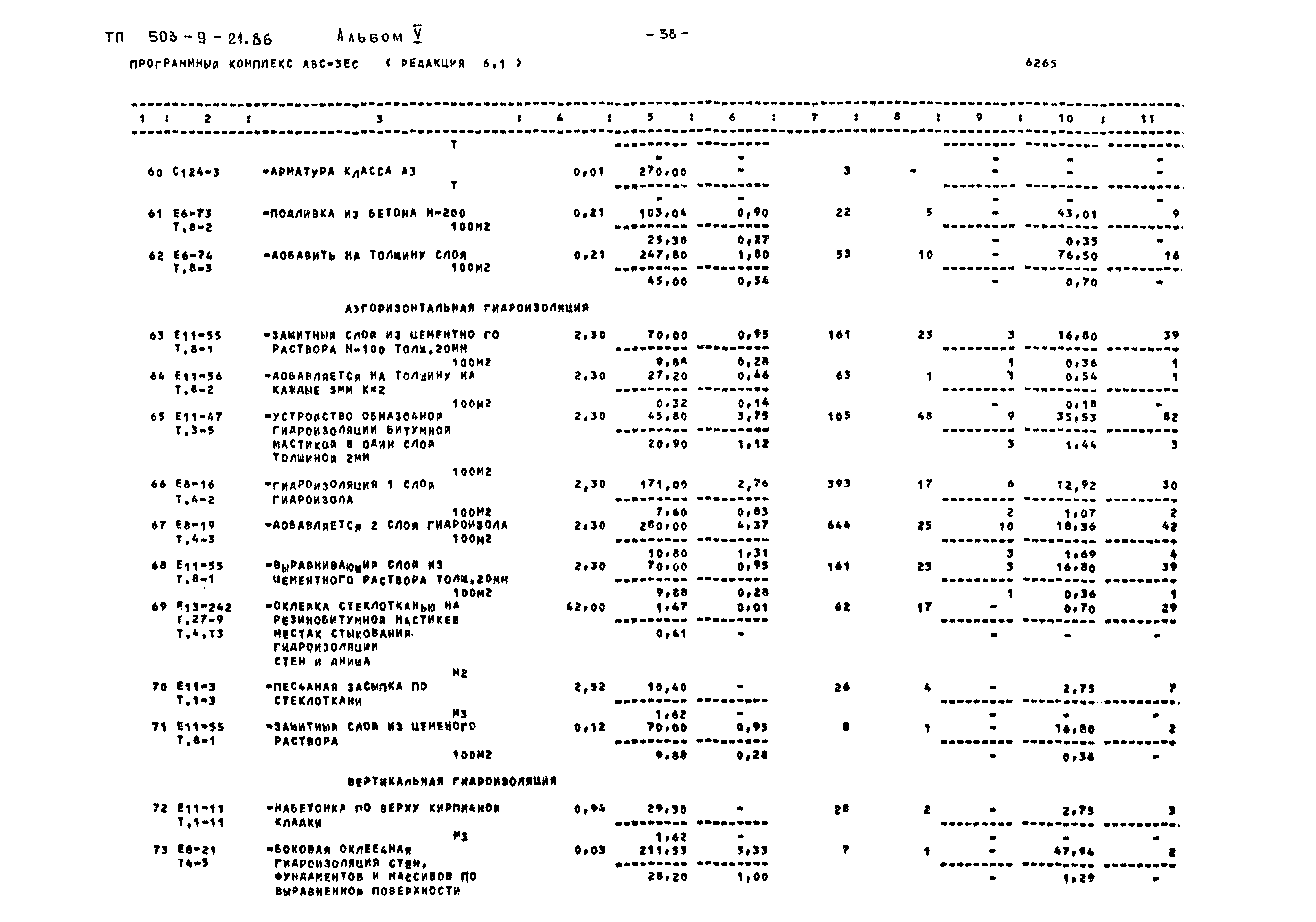 Типовой проект 503-9-21.86