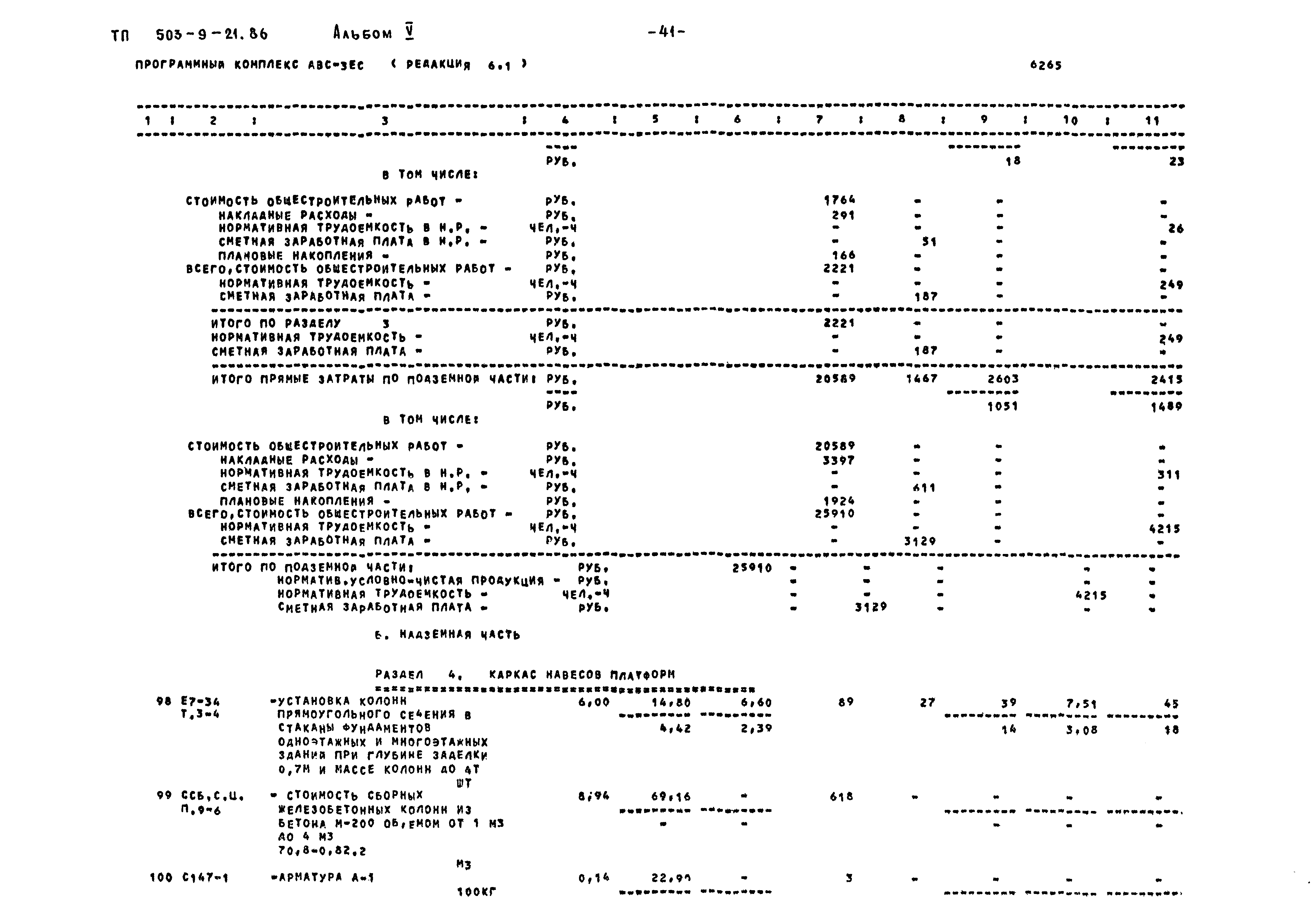 Типовой проект 503-9-21.86