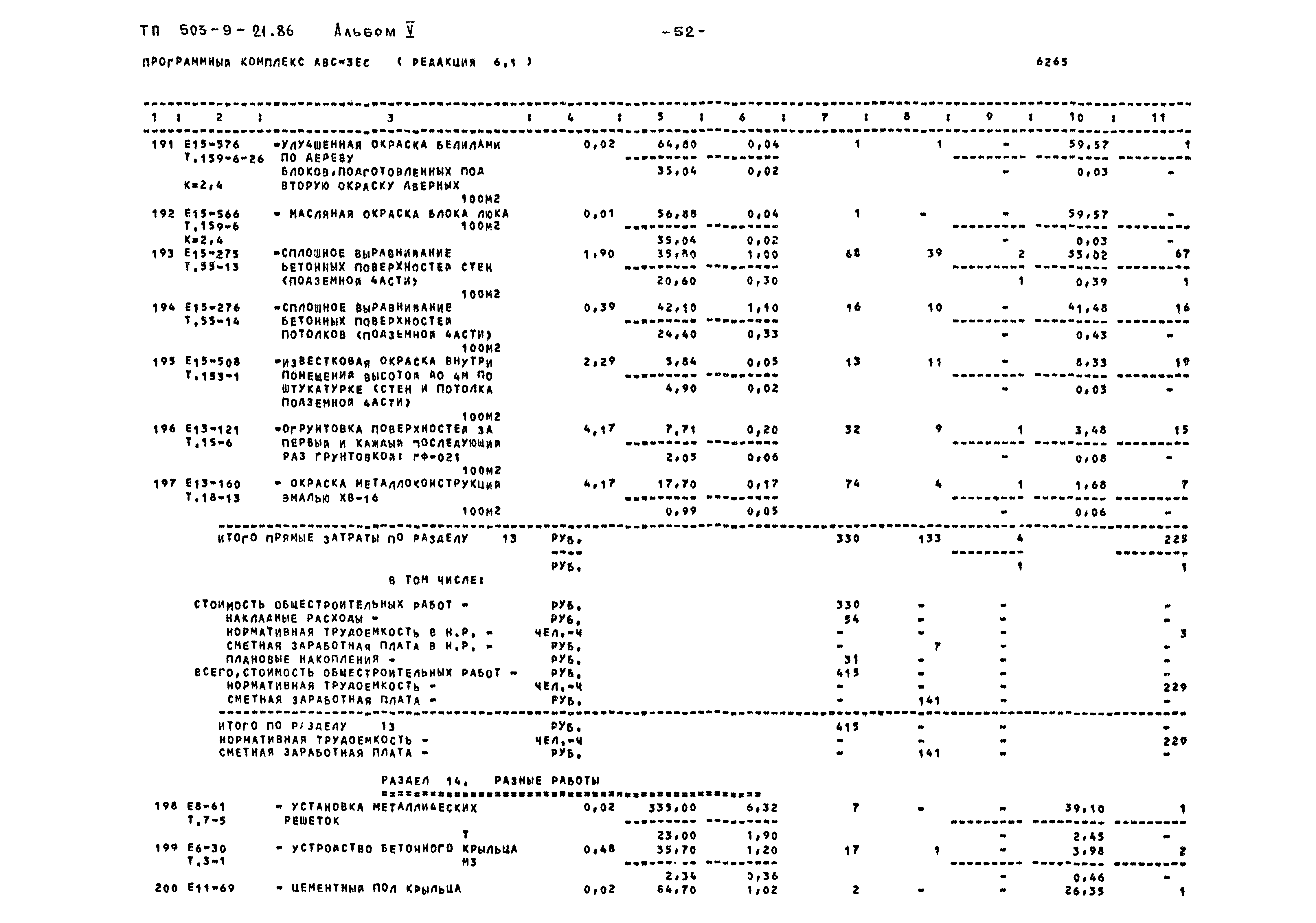Типовой проект 503-9-21.86