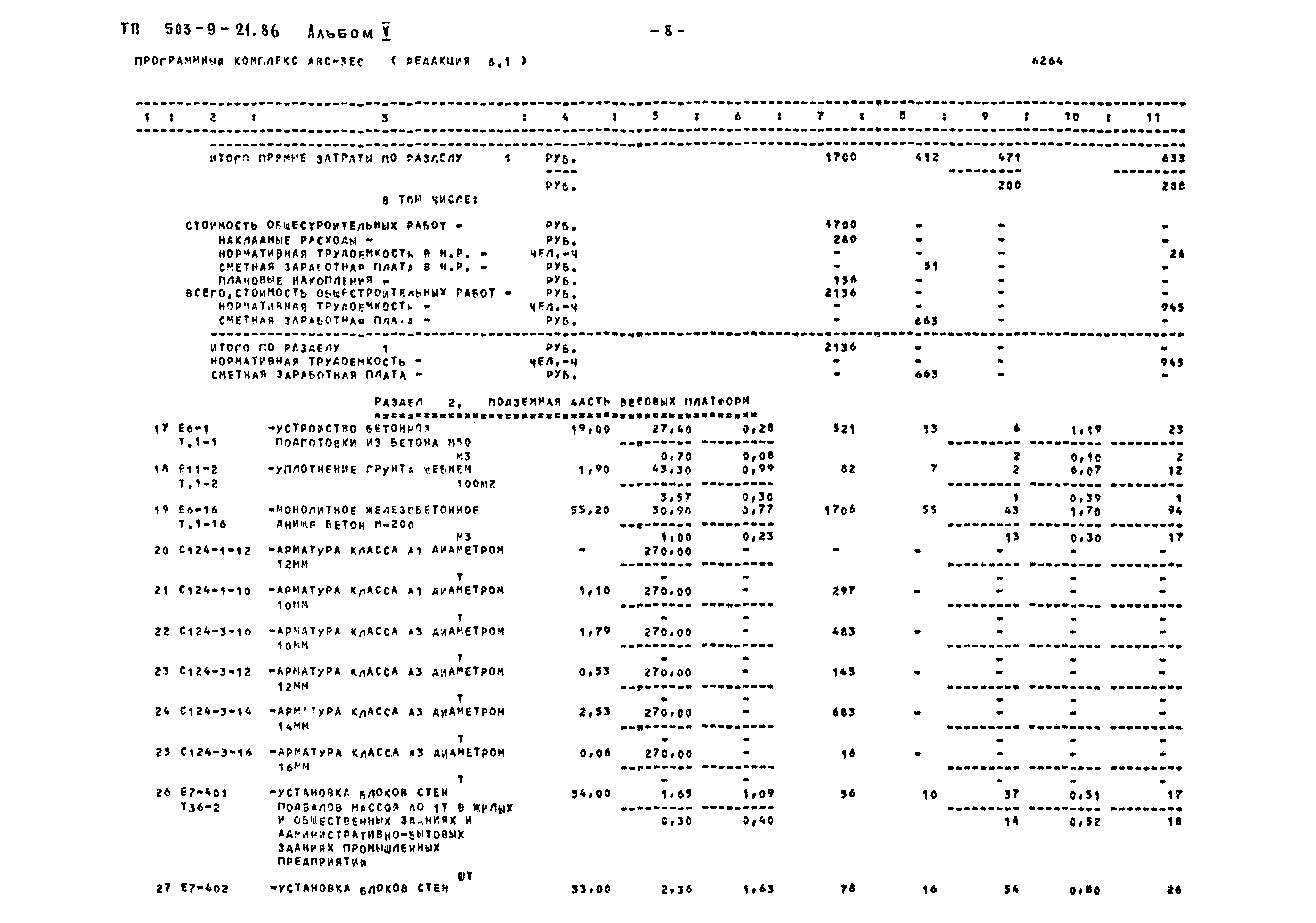 Типовой проект 503-9-21.86