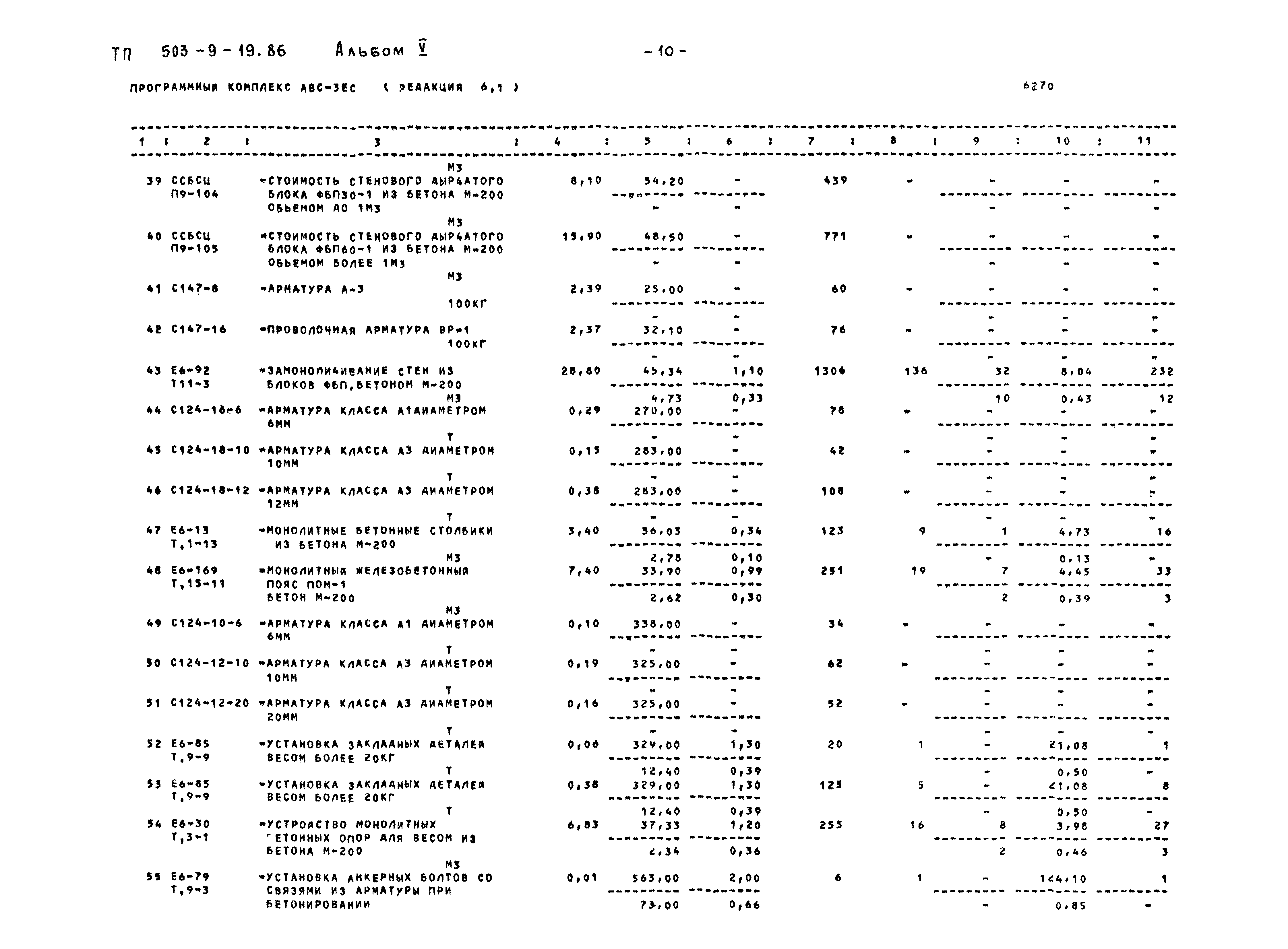 Типовой проект 503-9-19.86