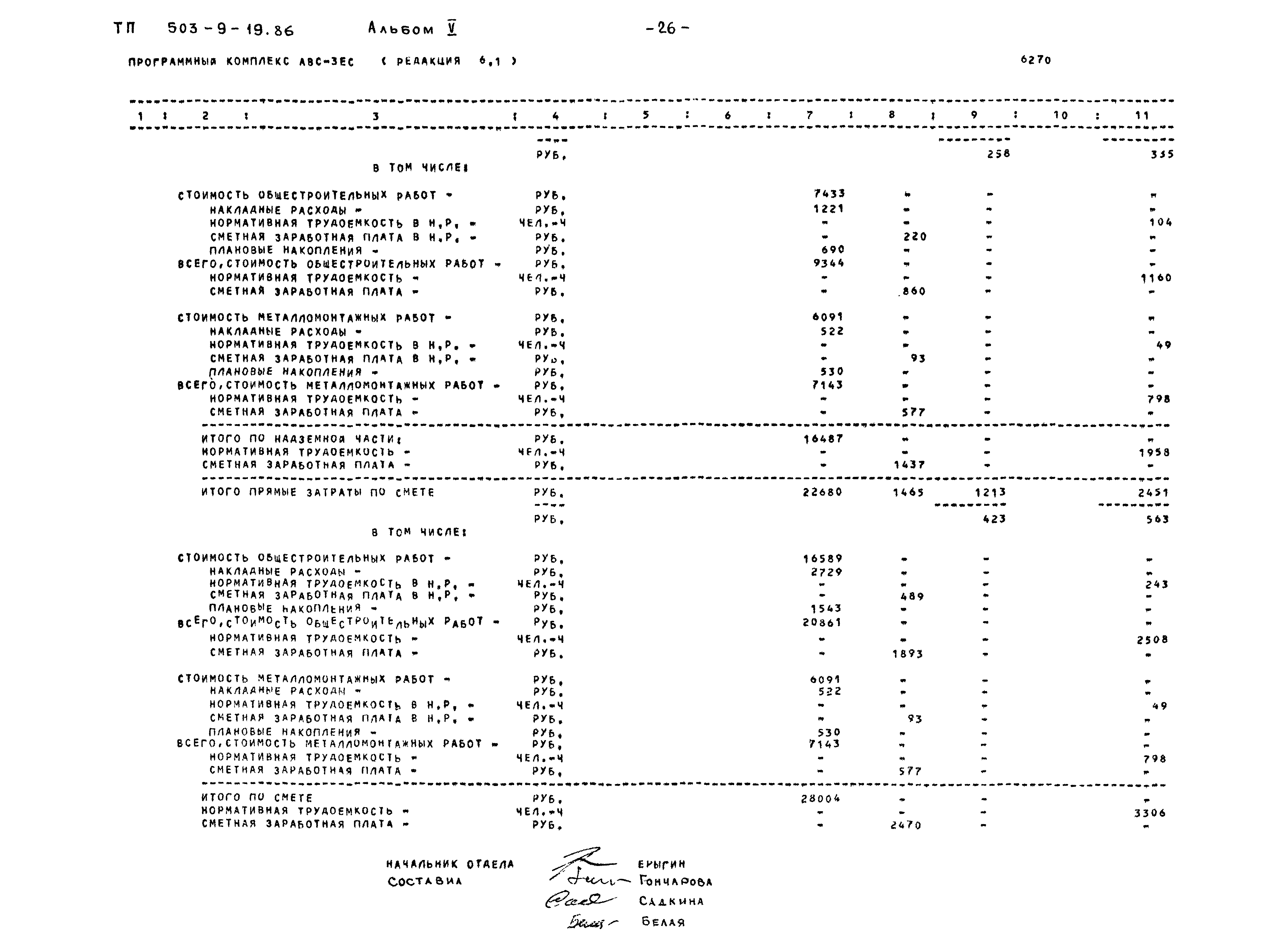 Типовой проект 503-9-19.86