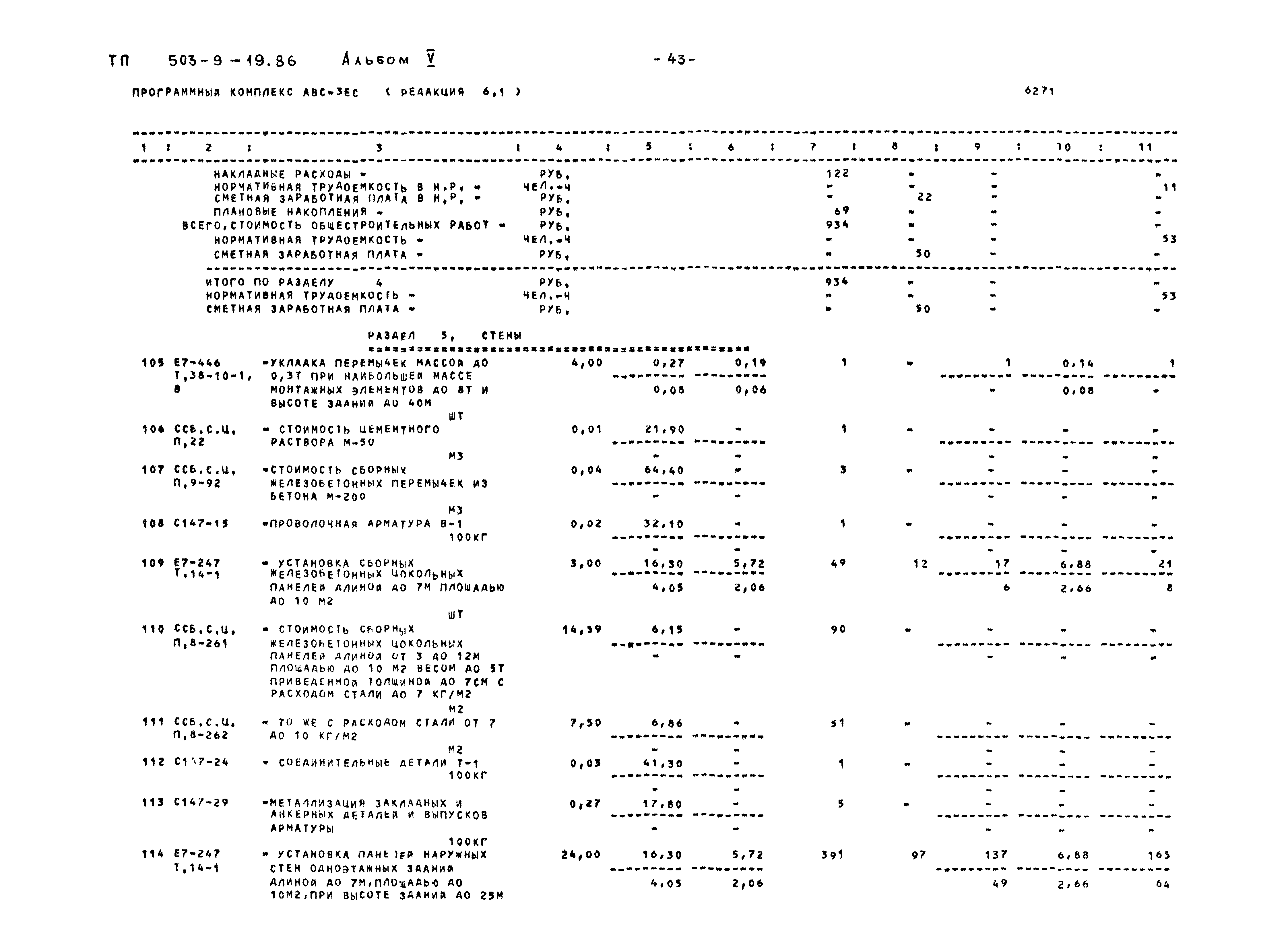Типовой проект 503-9-19.86