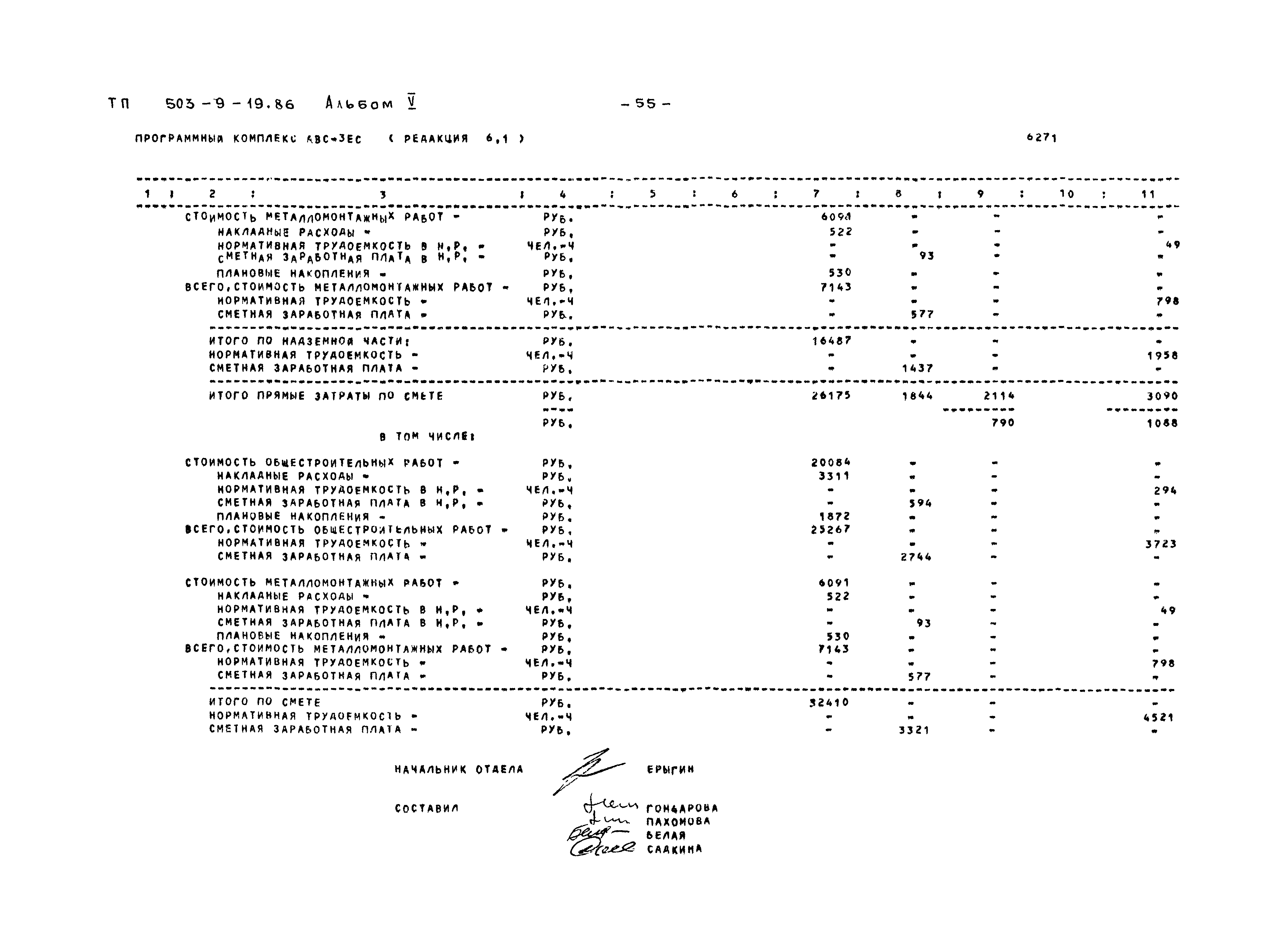 Типовой проект 503-9-19.86