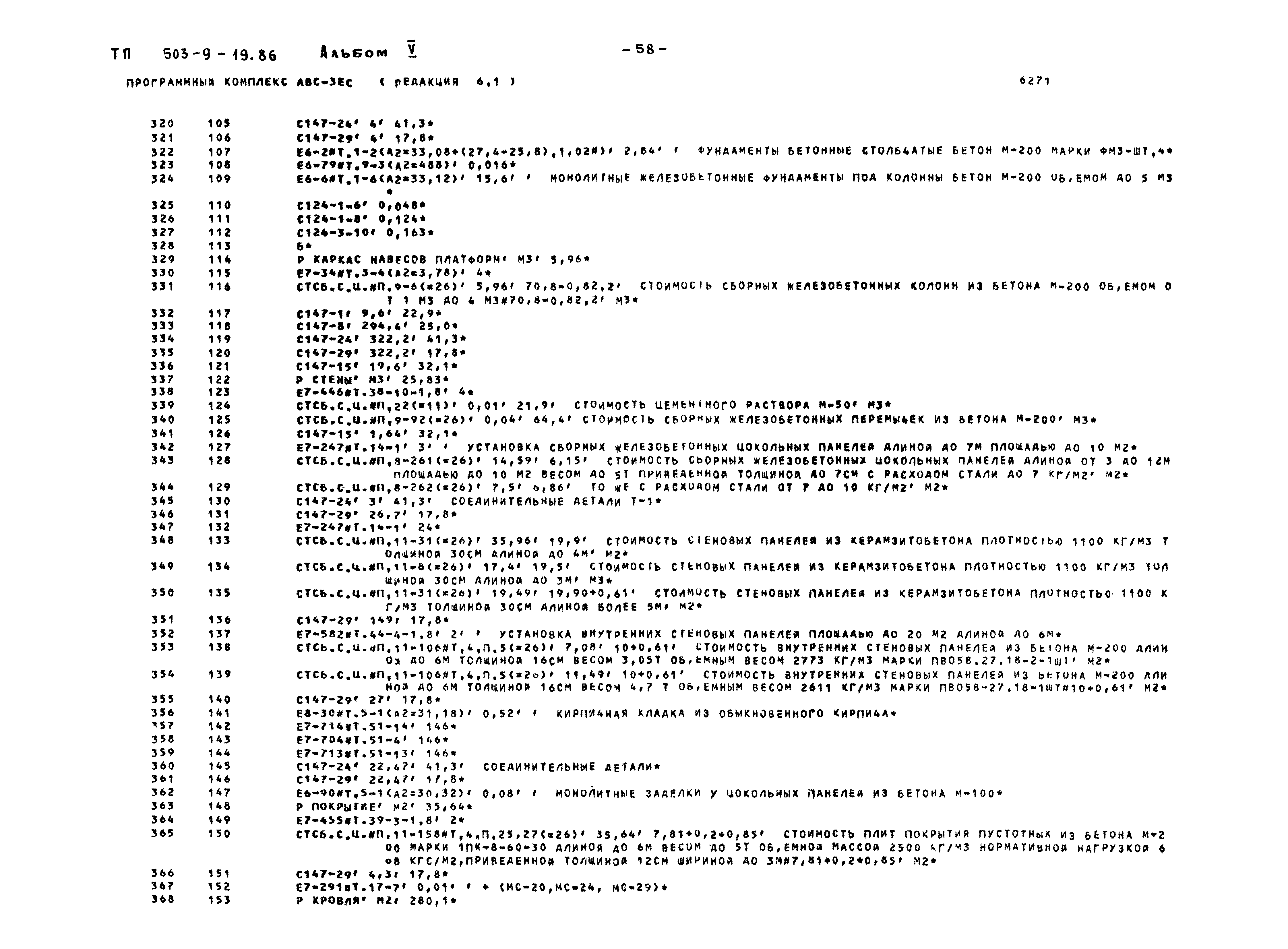 Типовой проект 503-9-19.86