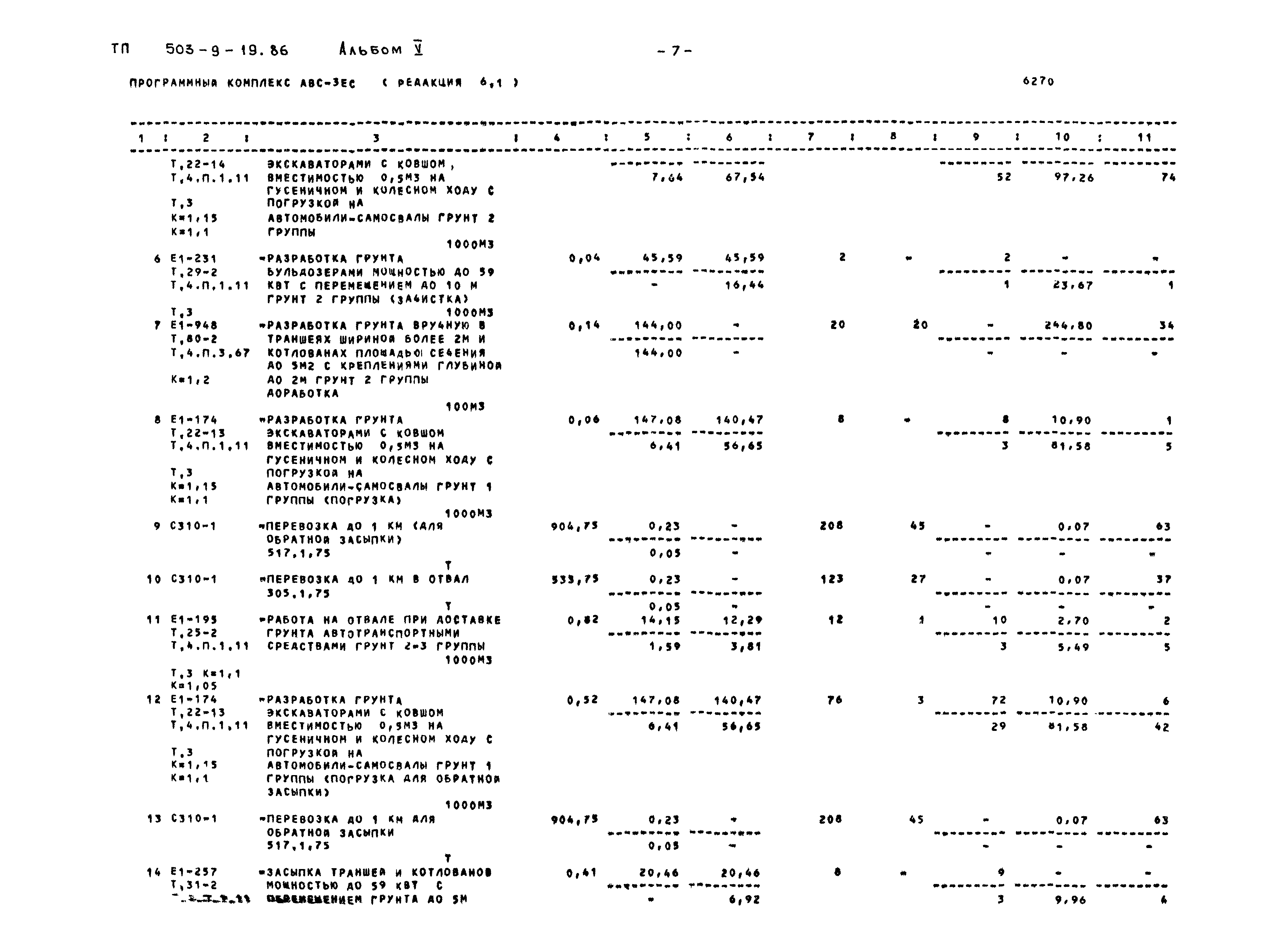 Типовой проект 503-9-19.86