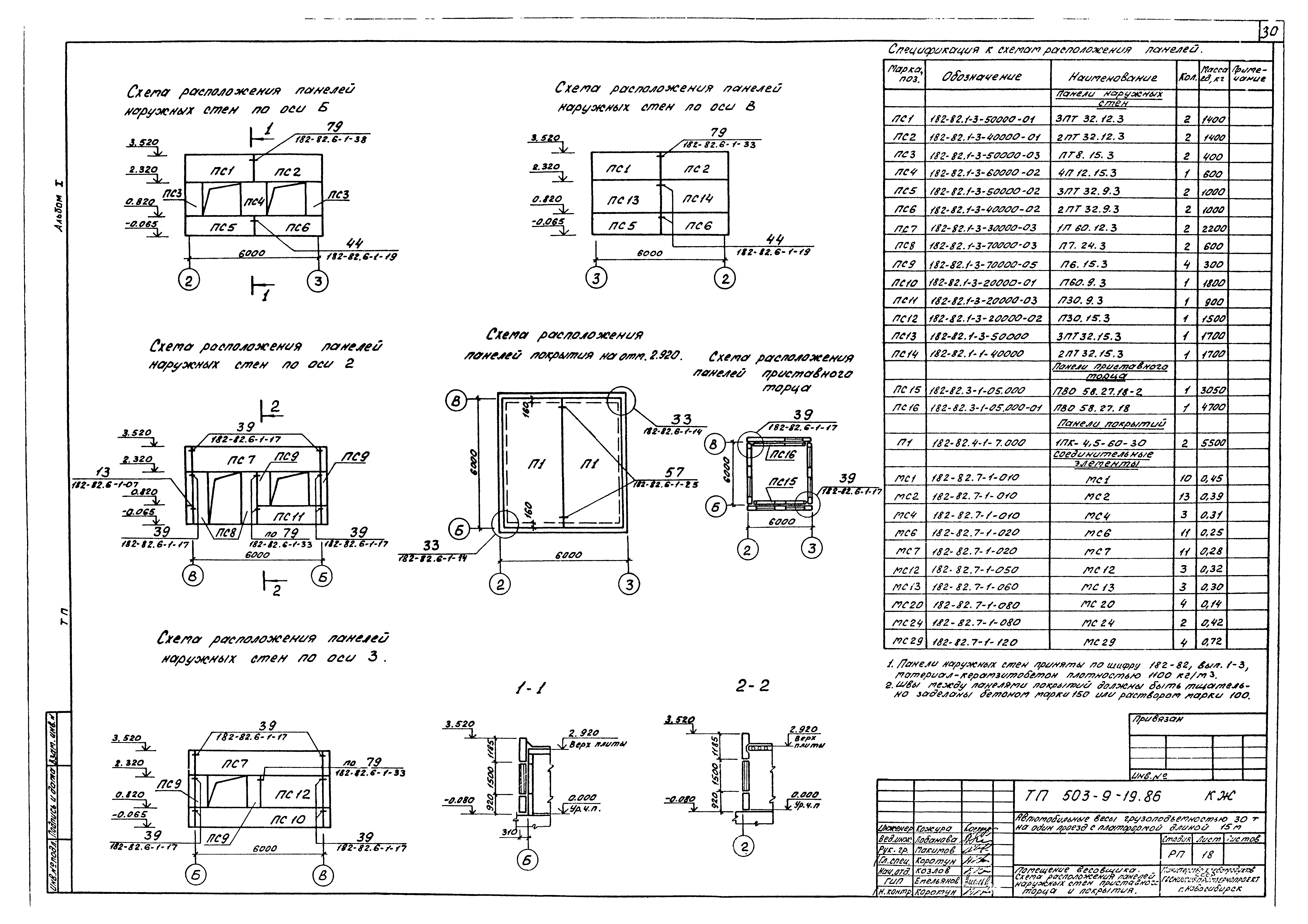 Типовой проект 503-9-19.86