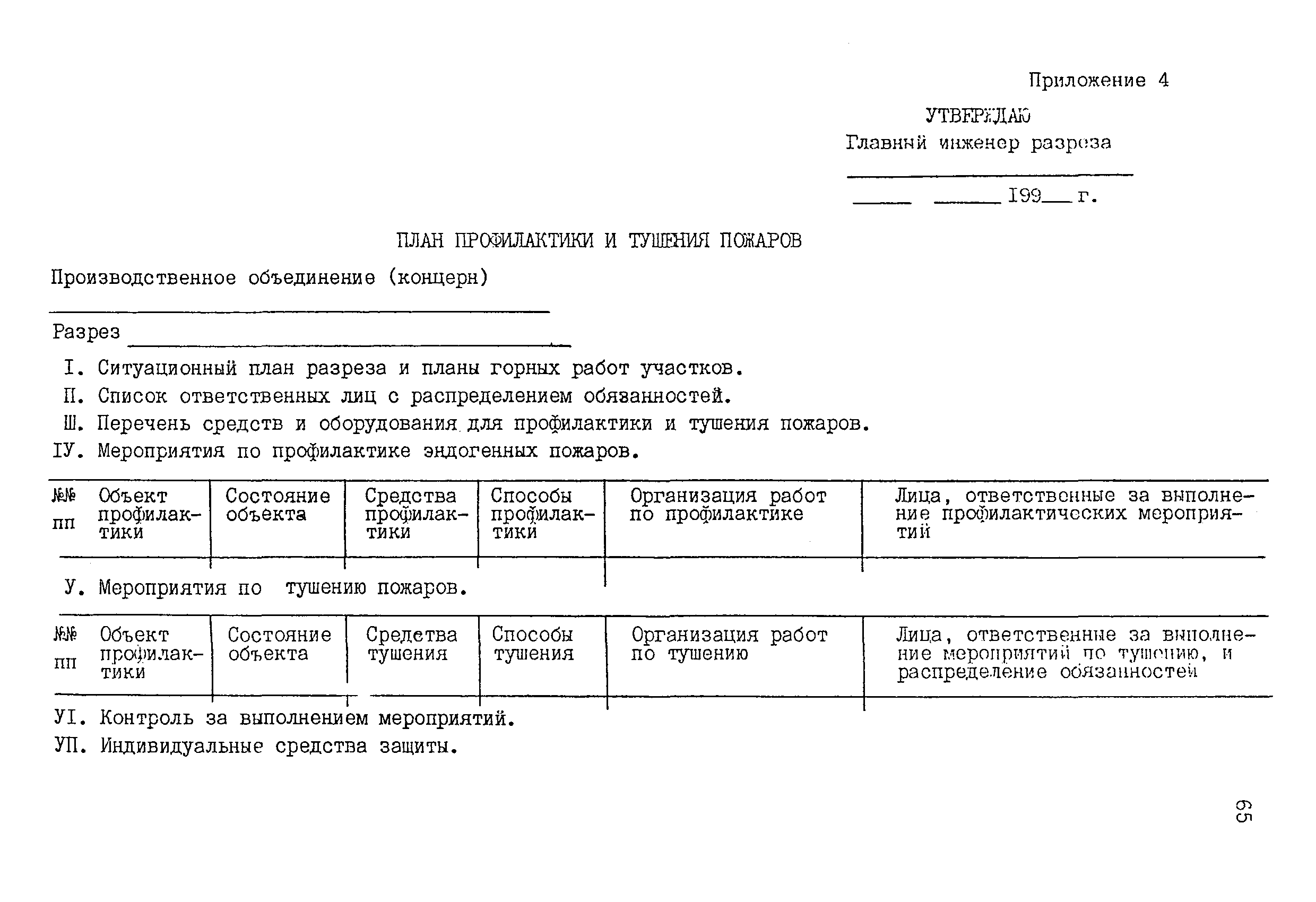 Разработка плана тушения пожара диплом