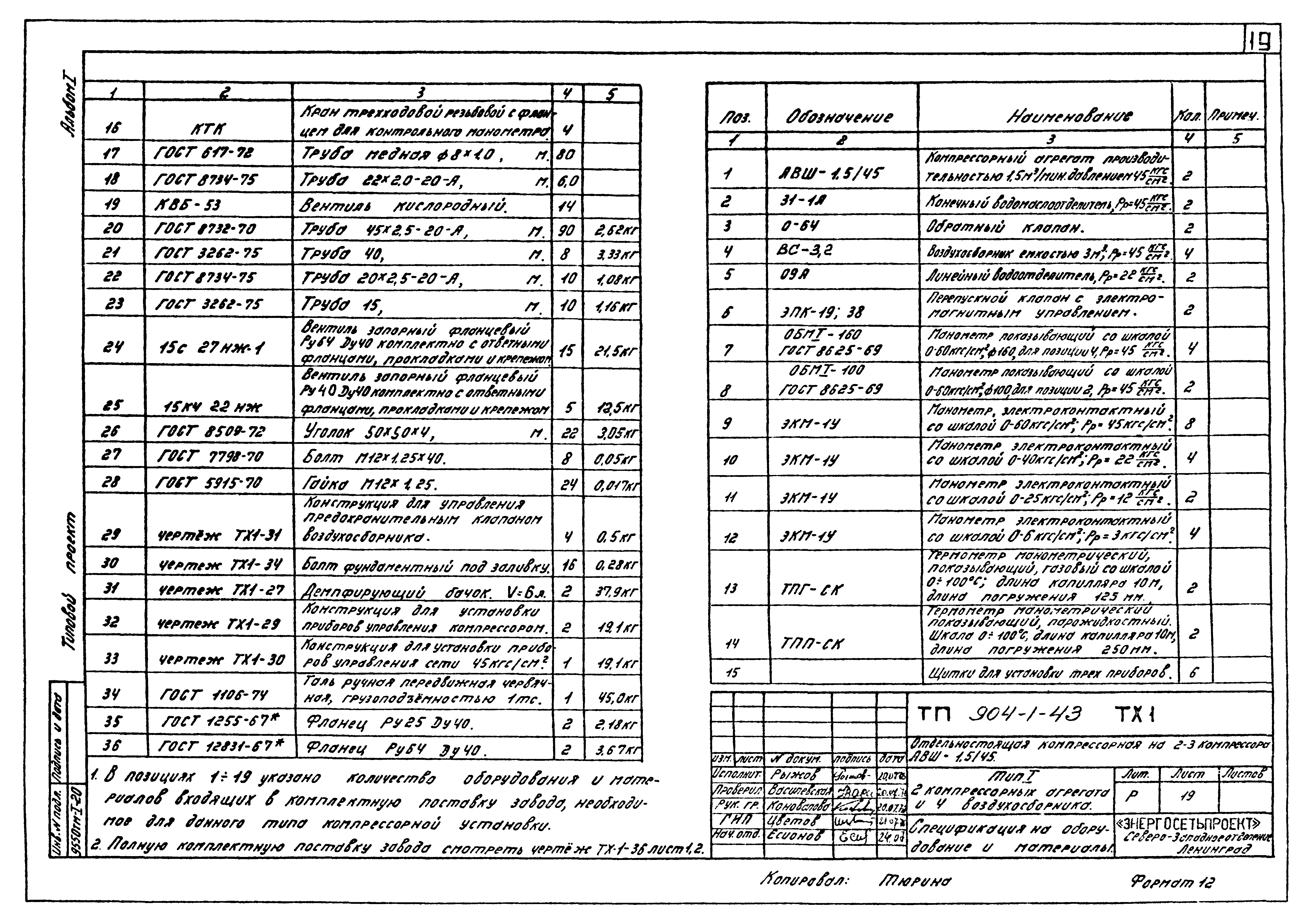 Типовой проект 904-1-43