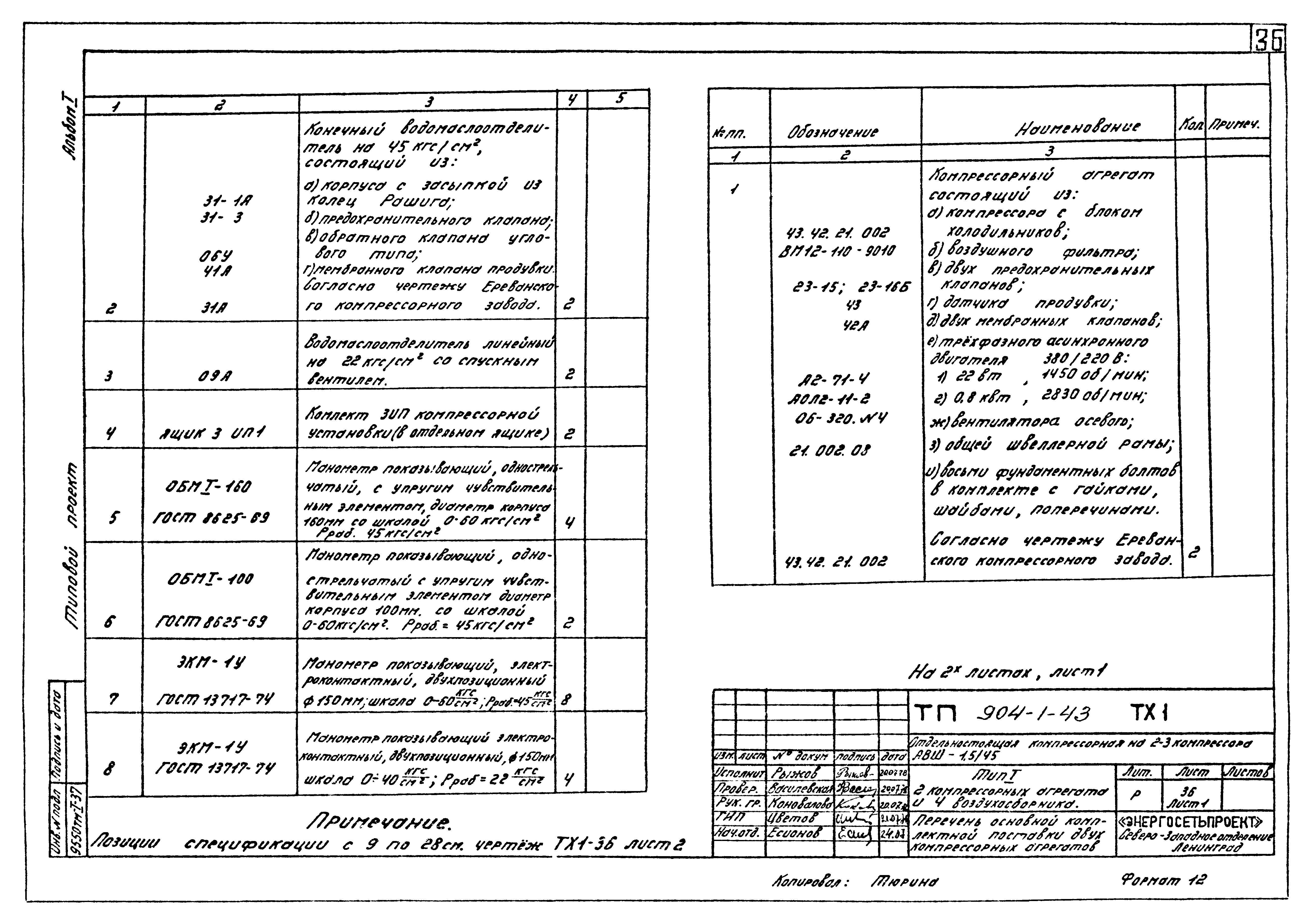 Типовой проект 904-1-43