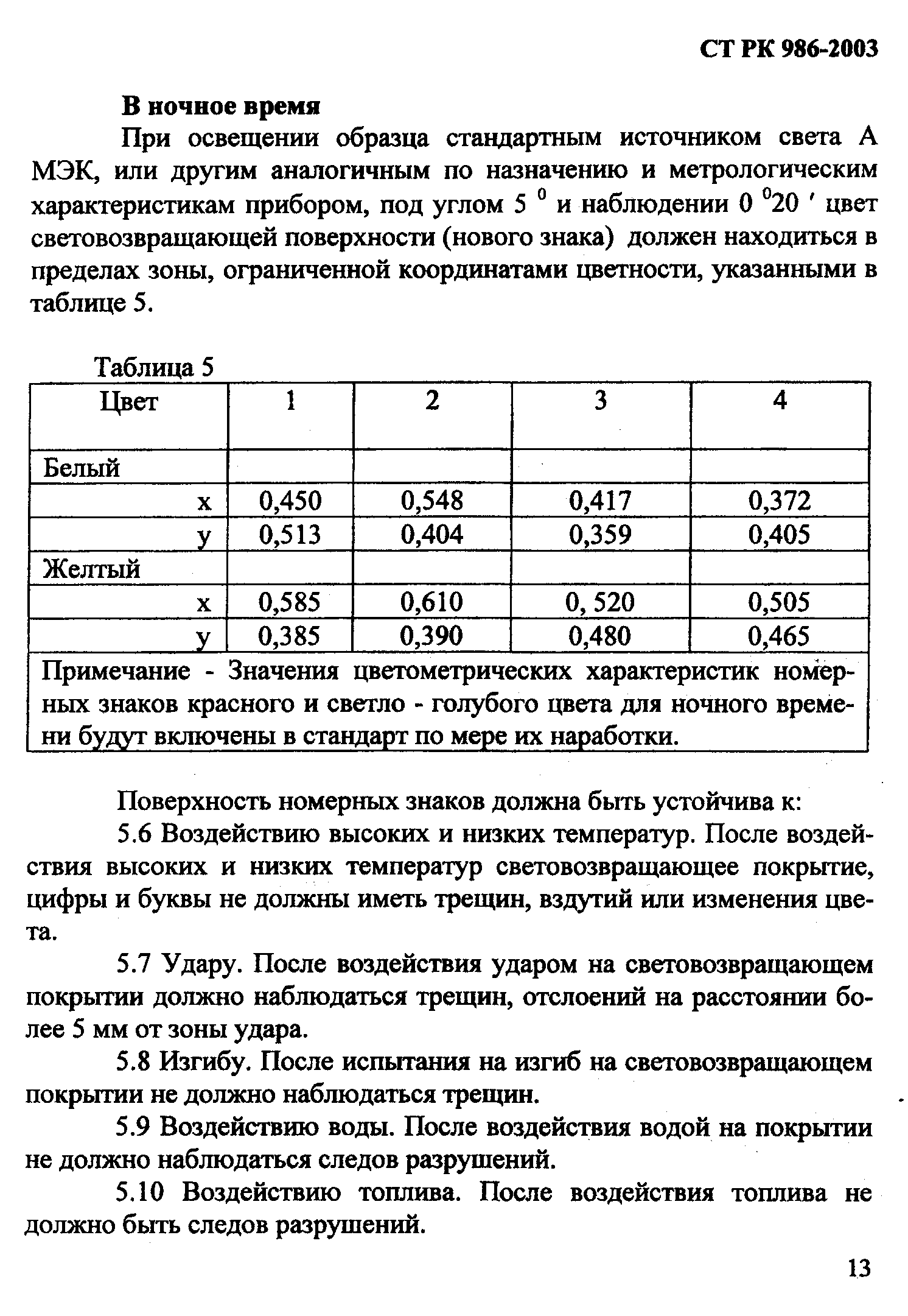 СТ РК 986-2003