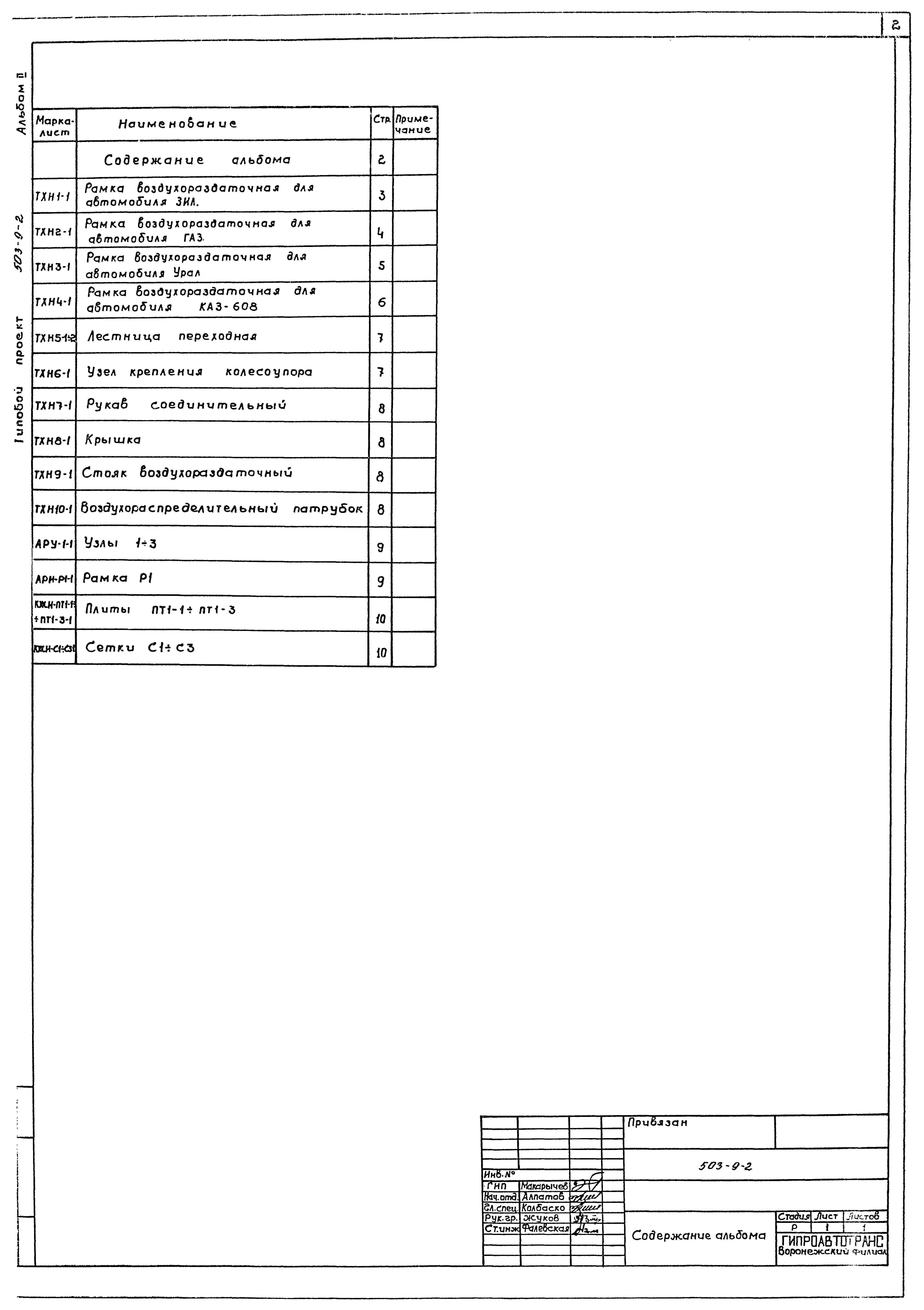 Типовой проект 503-9-2