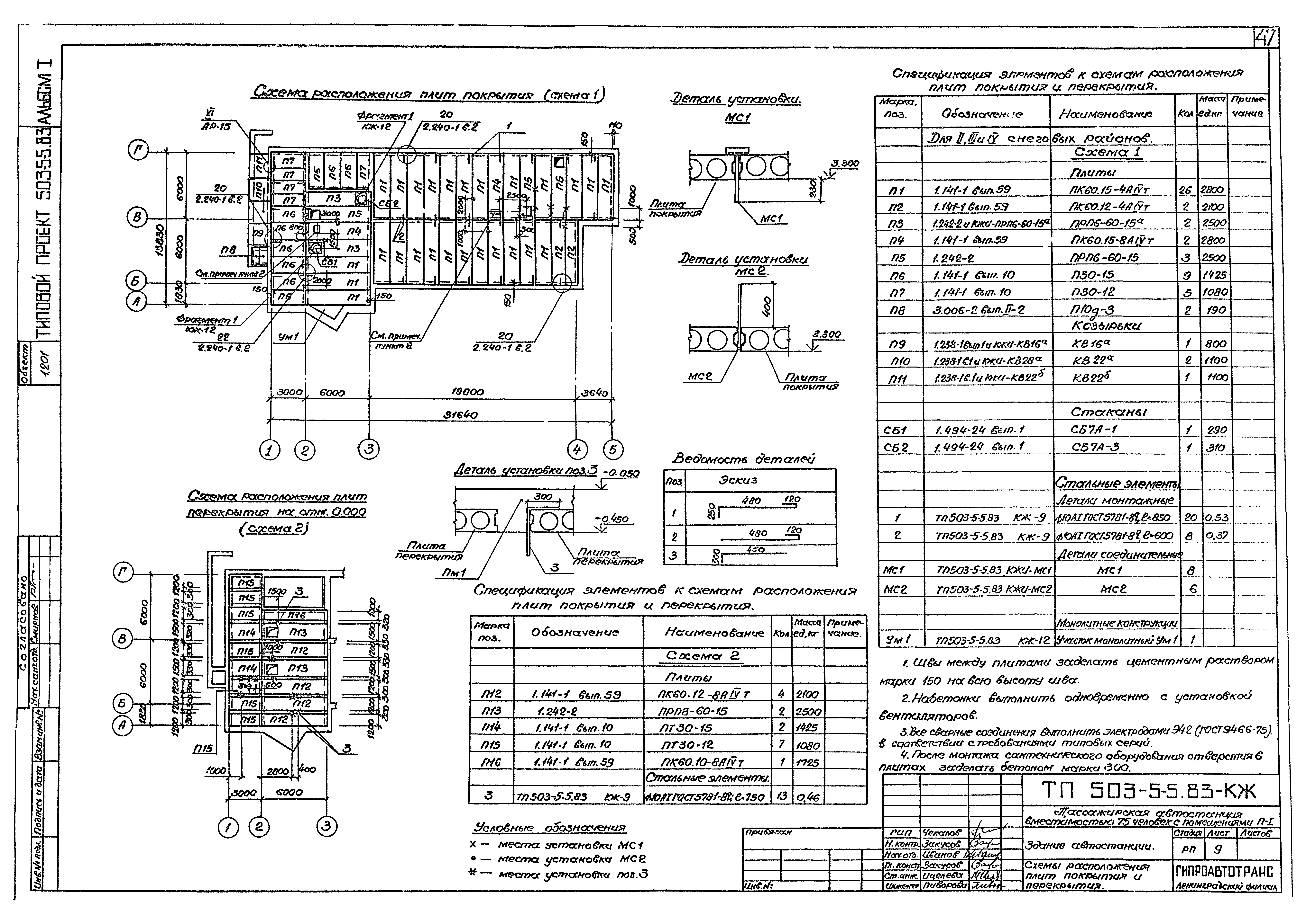 Типовой проект 503-5-5.83