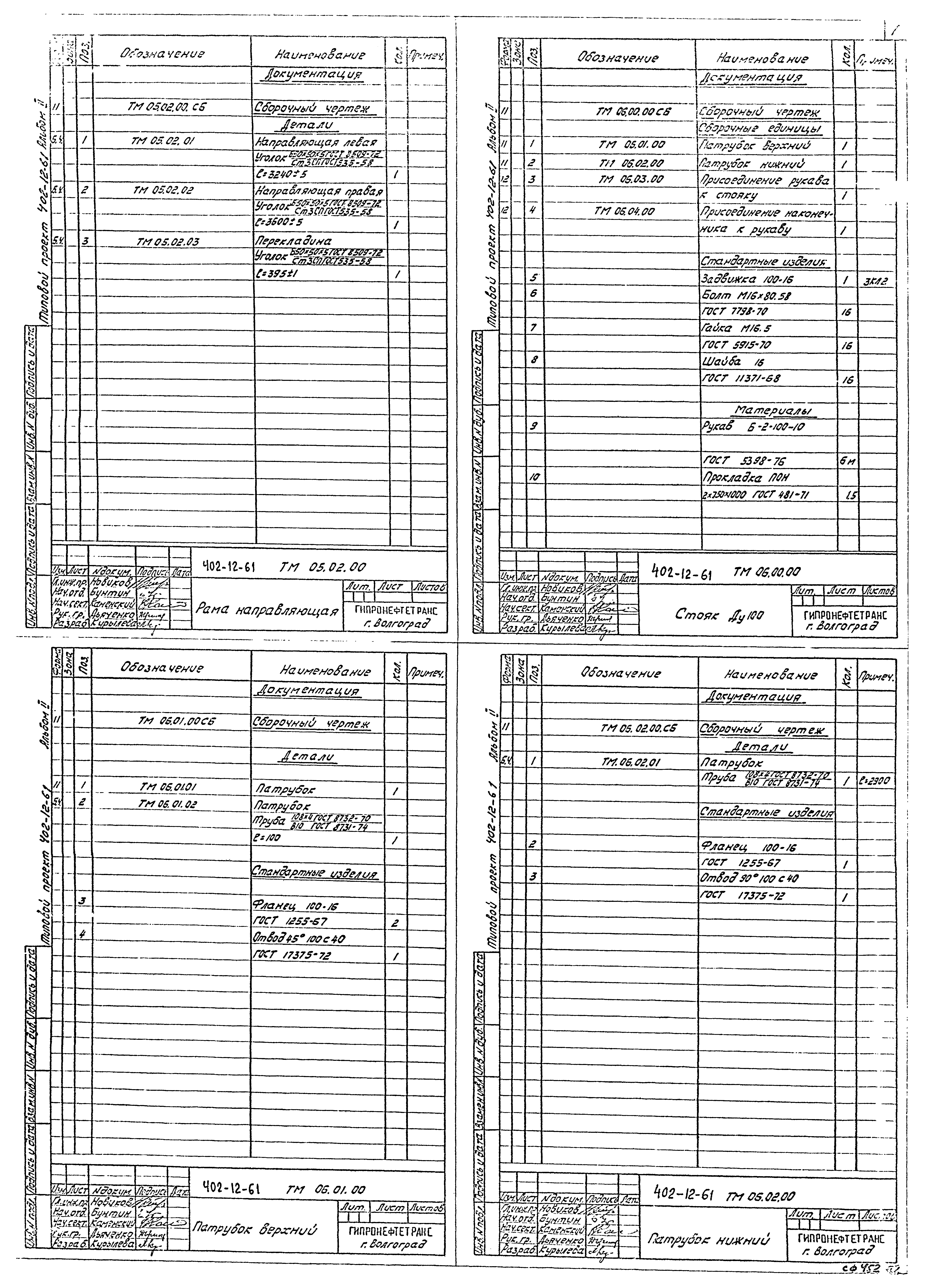 Типовой проект 402-12-61
