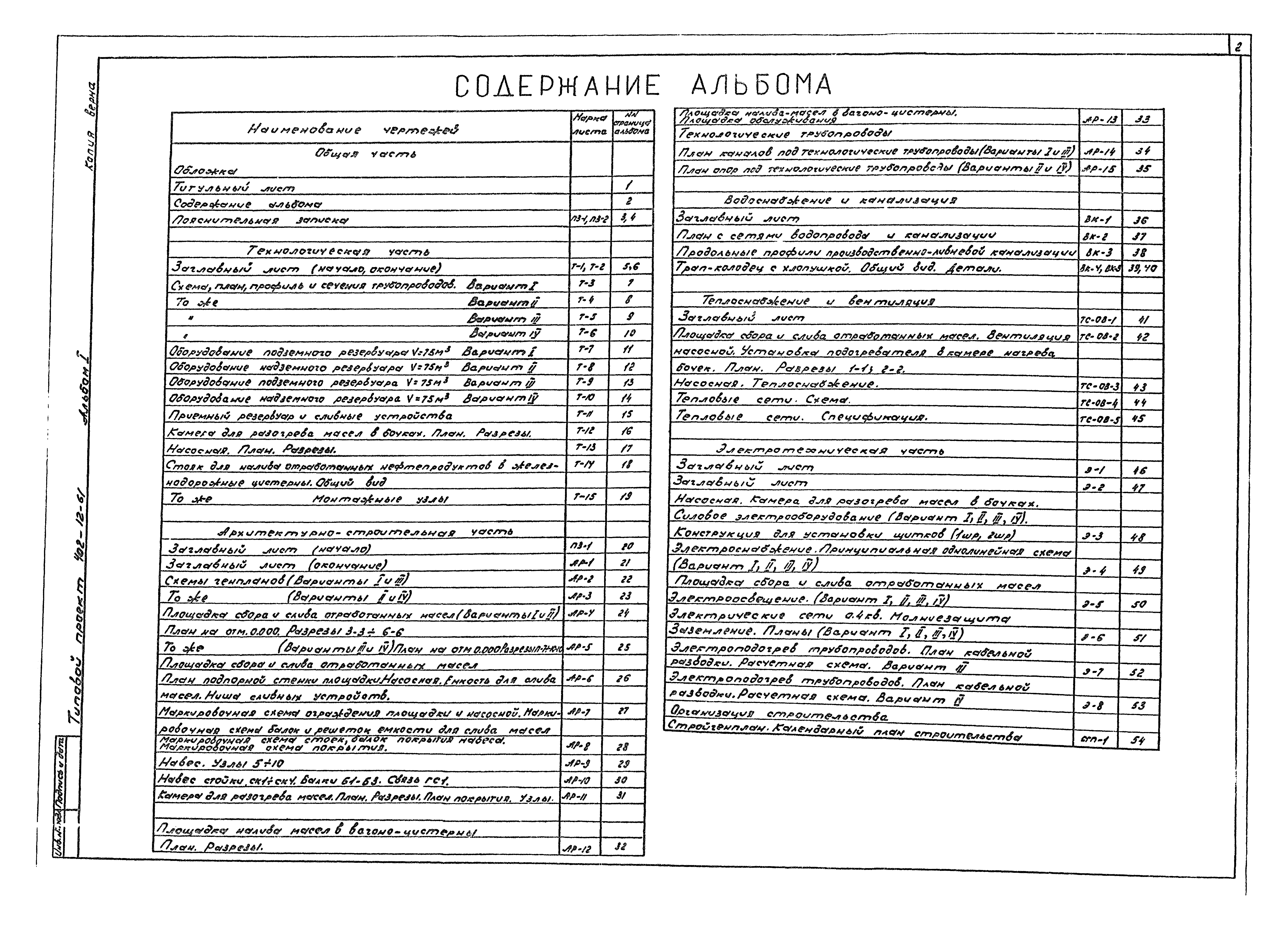 Типовой проект 402-12-61